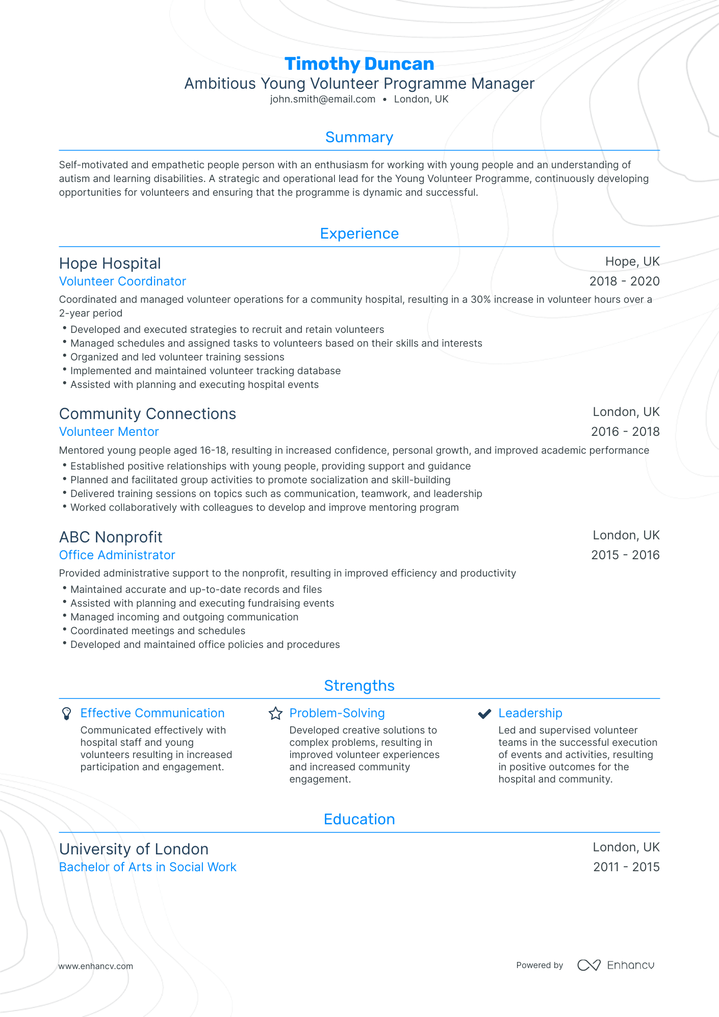 hospital volunteer resume examples        
        <figure class=