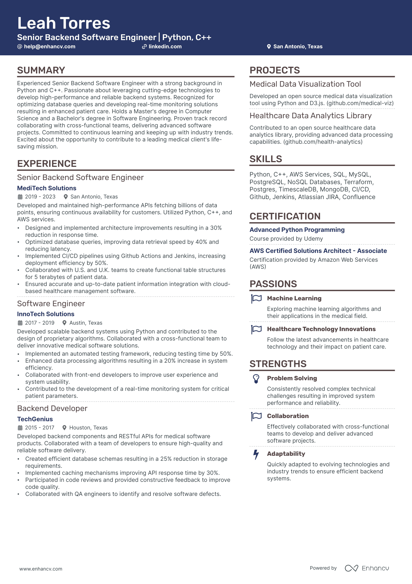 10 Lead Engineer Resume Examples & Guide for 2026