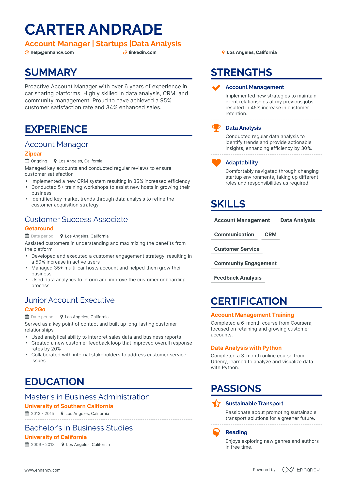 5 Customer Success Associate Resume Examples & Guide for 2024