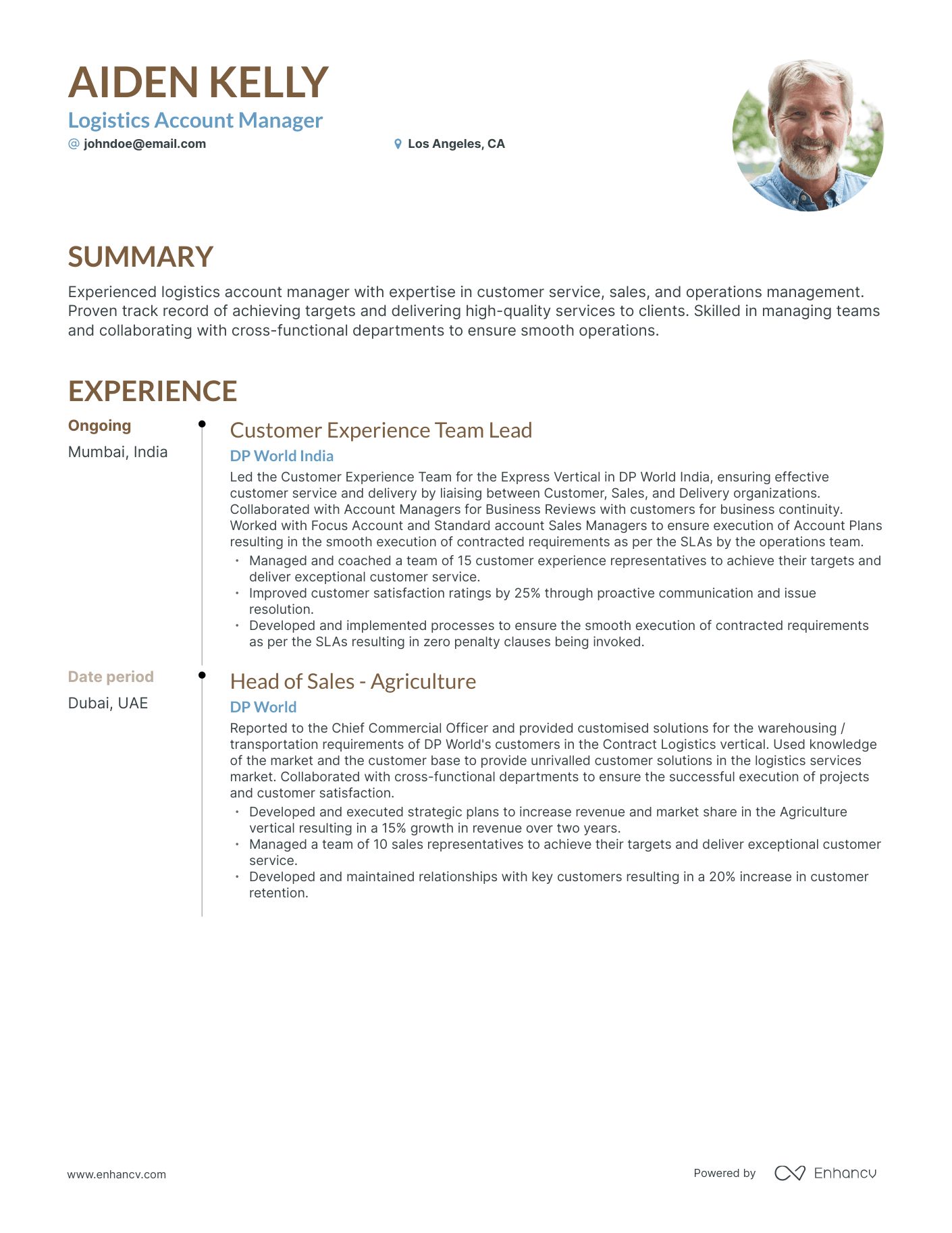 5 Logistics Account Manager Resume Examples Guide For 2023 5 Logistics Account Manager Resume Examples Guide For 2023