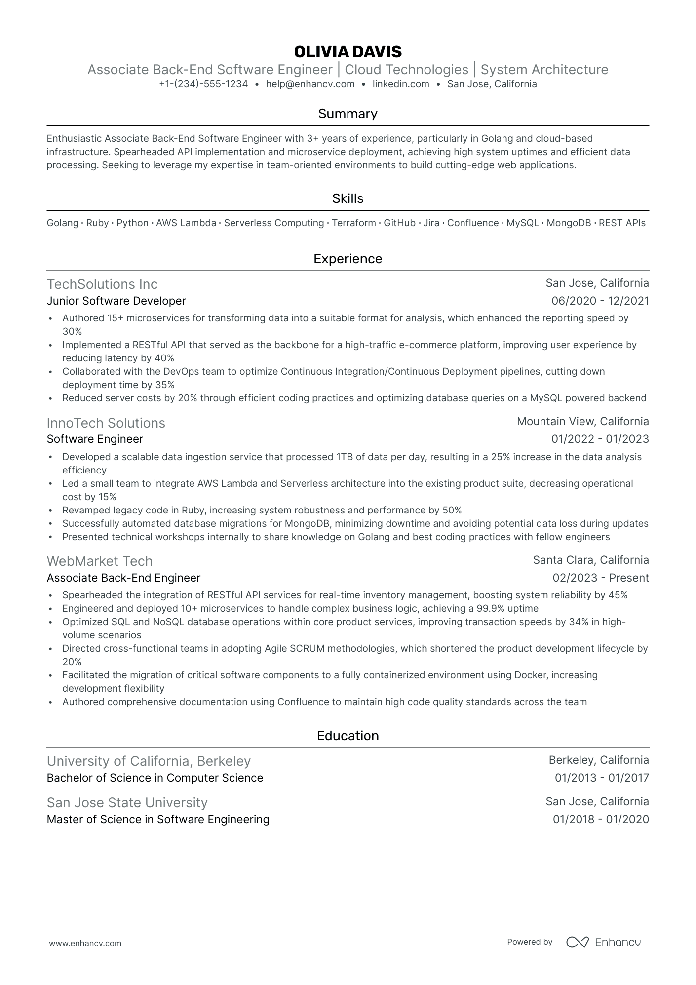 5 Associate Software Engineer Resume Examples & Guide for 2024