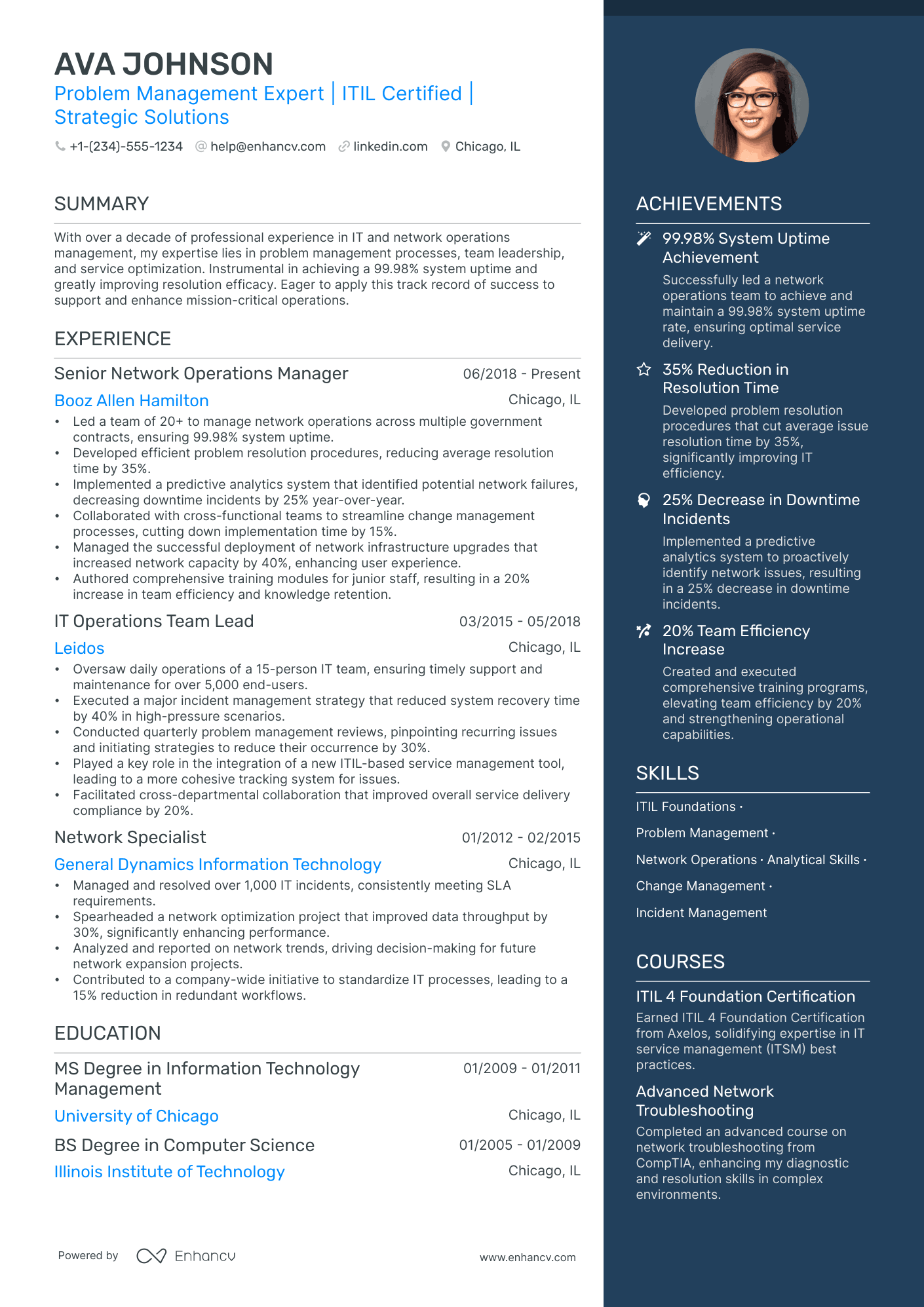 5 Problem Manager Resume Examples & Guide For 2024