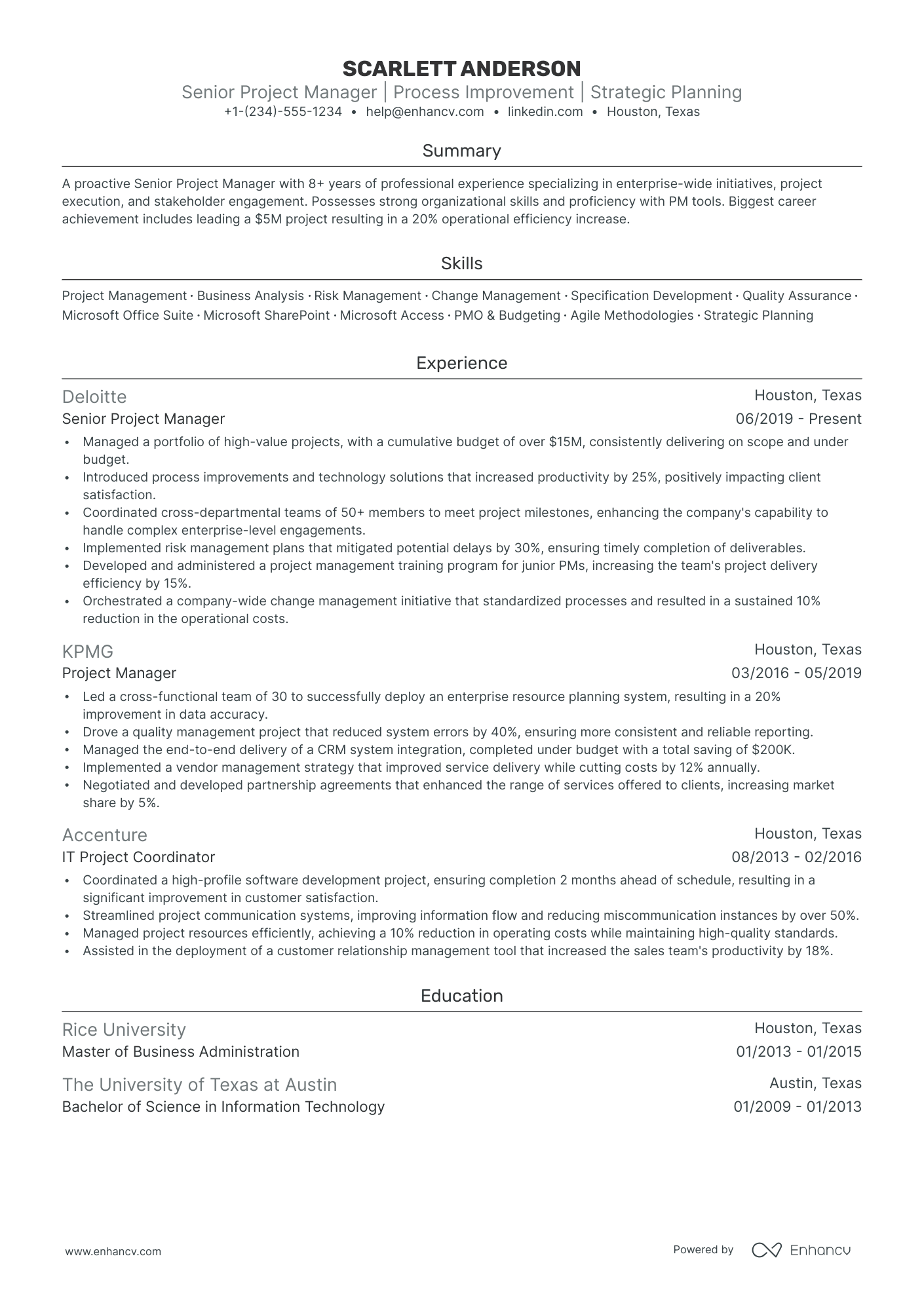 5 Pmo Director Resume Examples & Guide for 2024