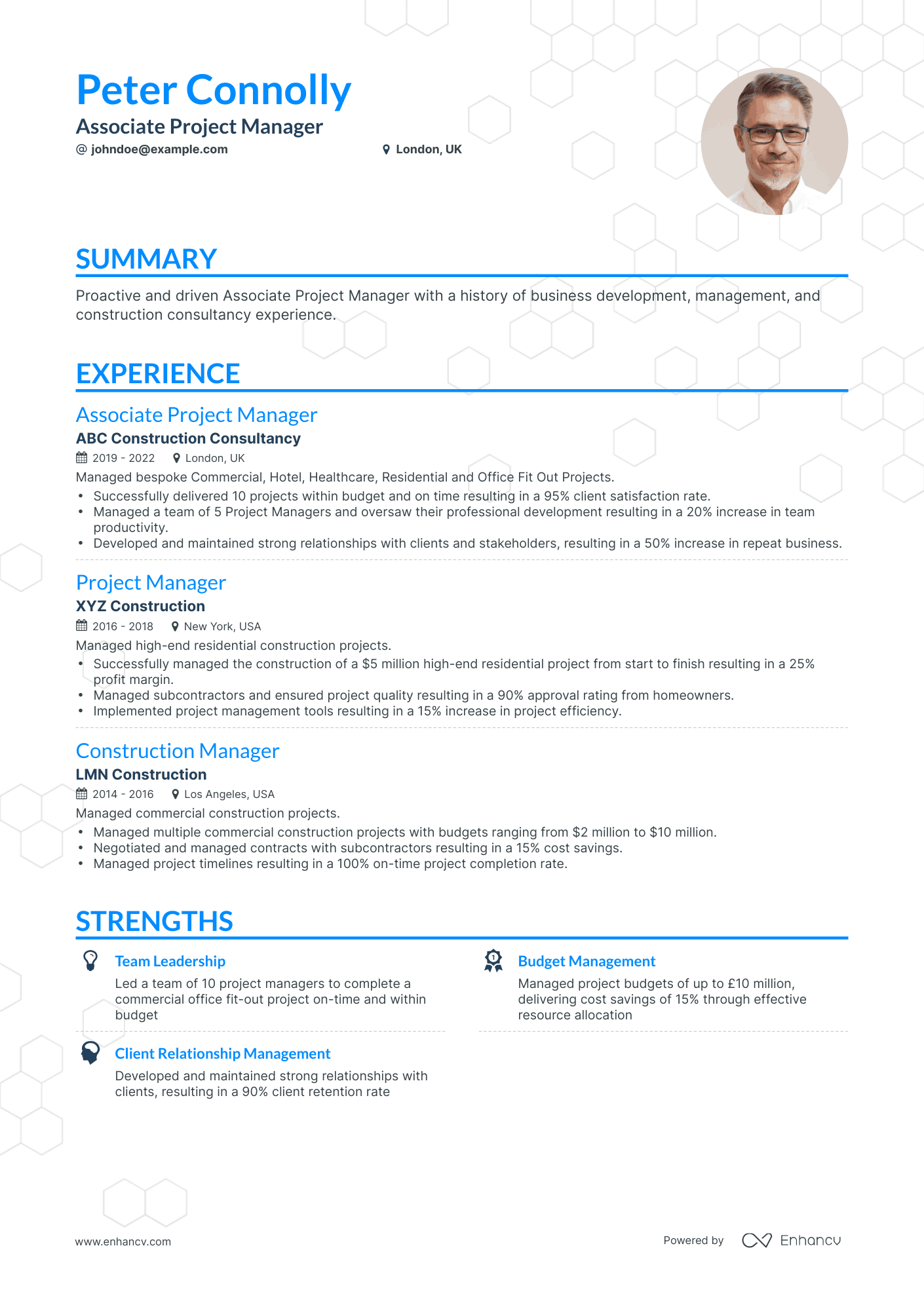 Classic Associate Project Manager Resume Template