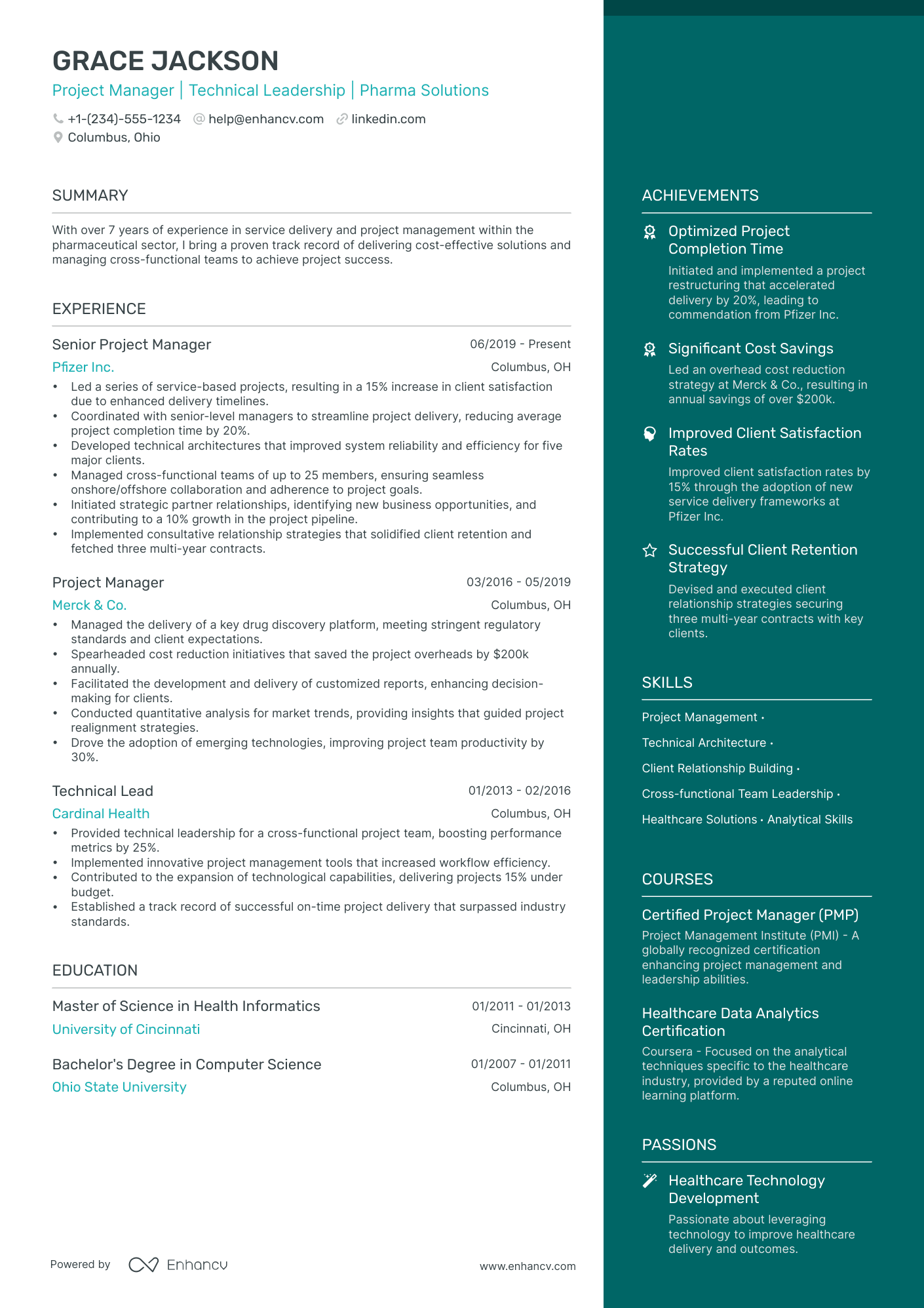resume service manager