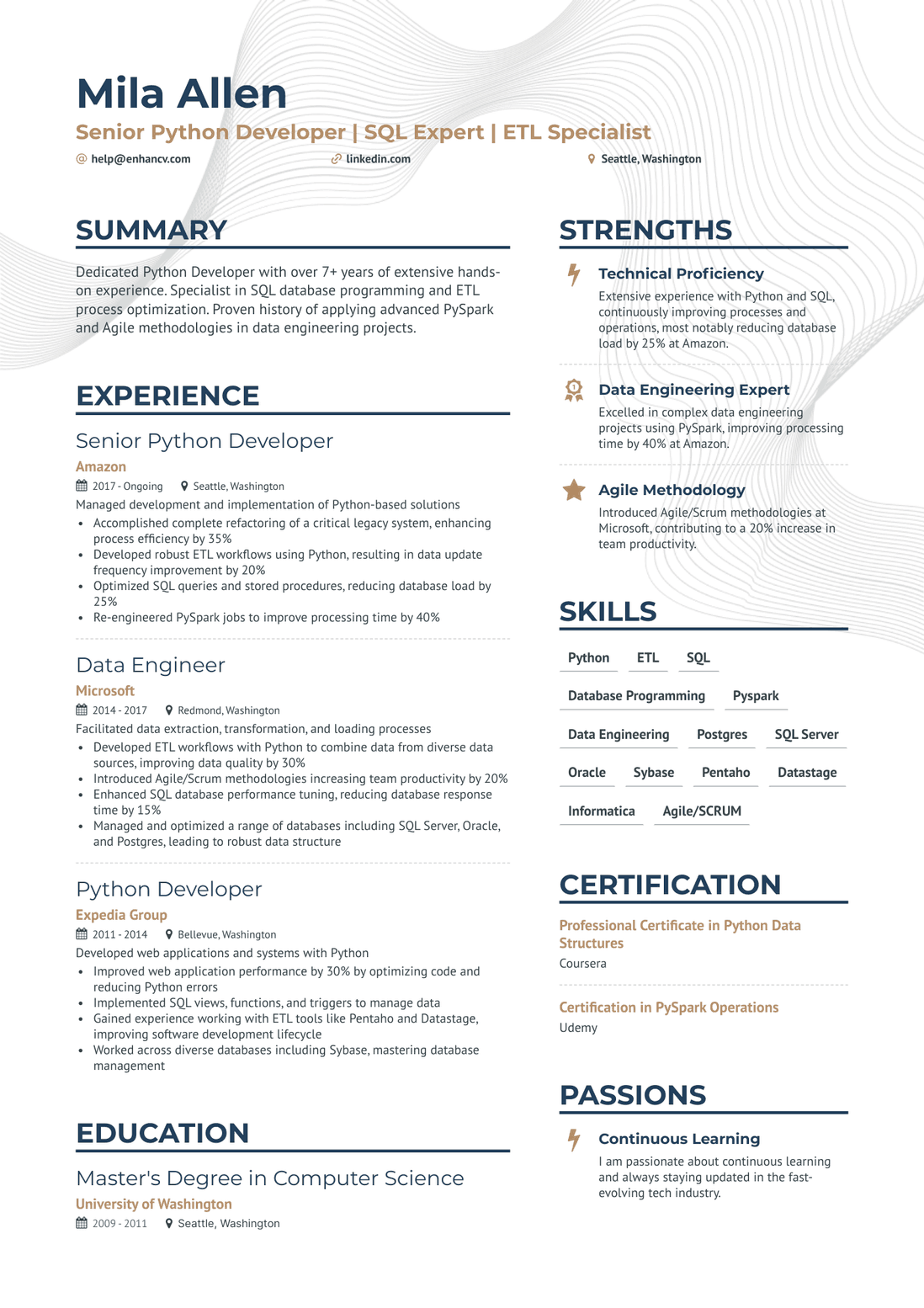 sample resume for software developer with 2 years experience