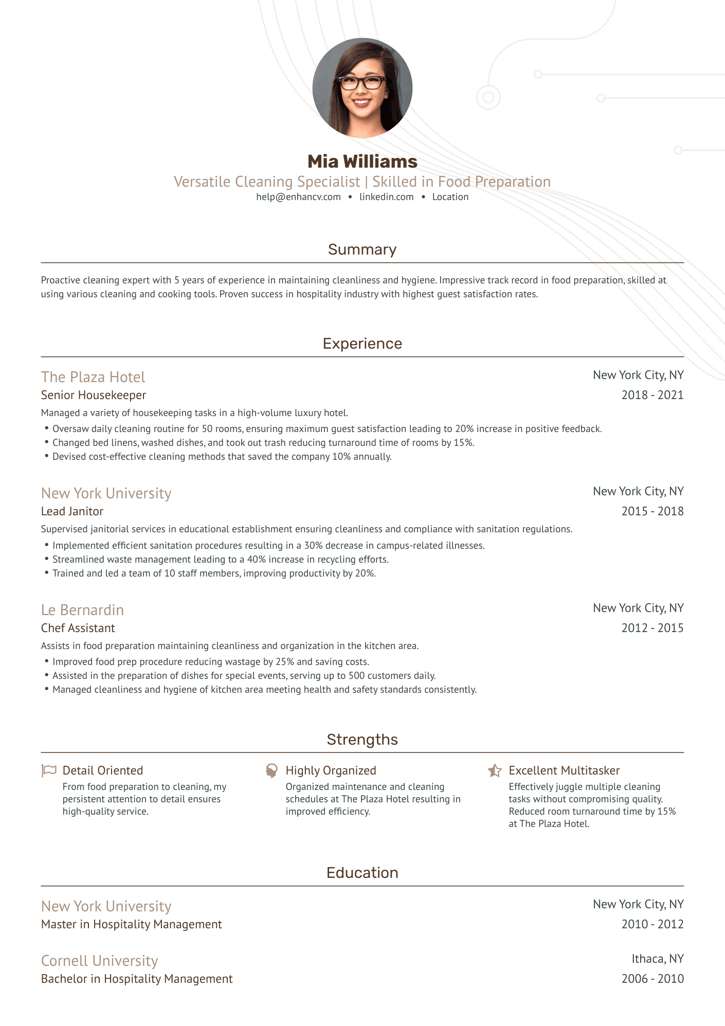 stay at home mom summary for resume