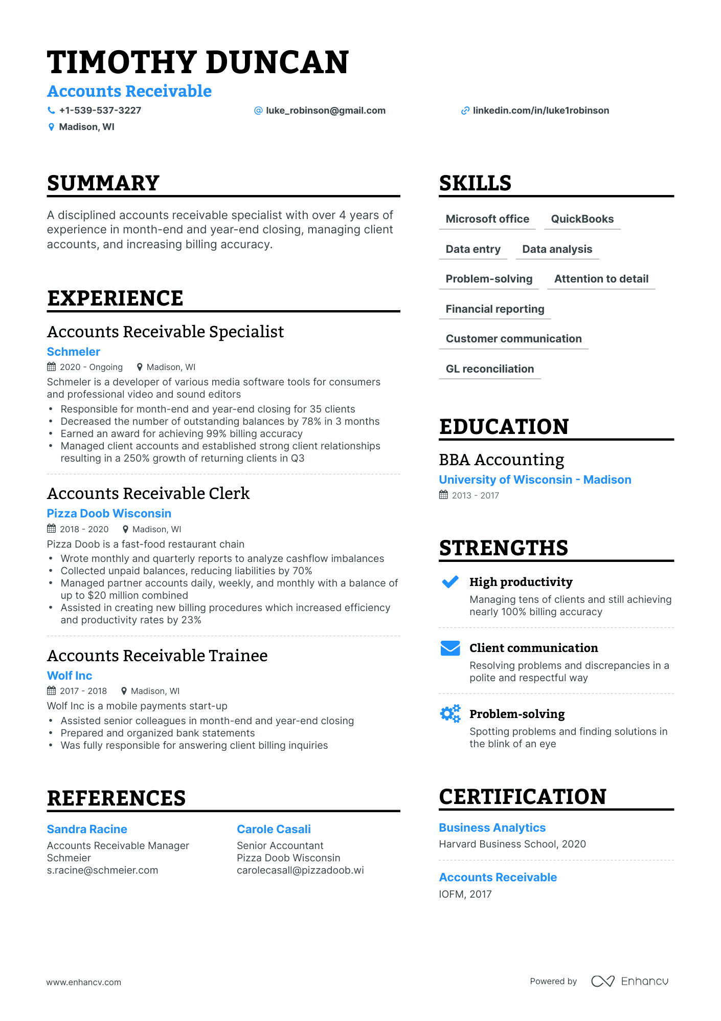 Job Description Template For Accounts Receivables