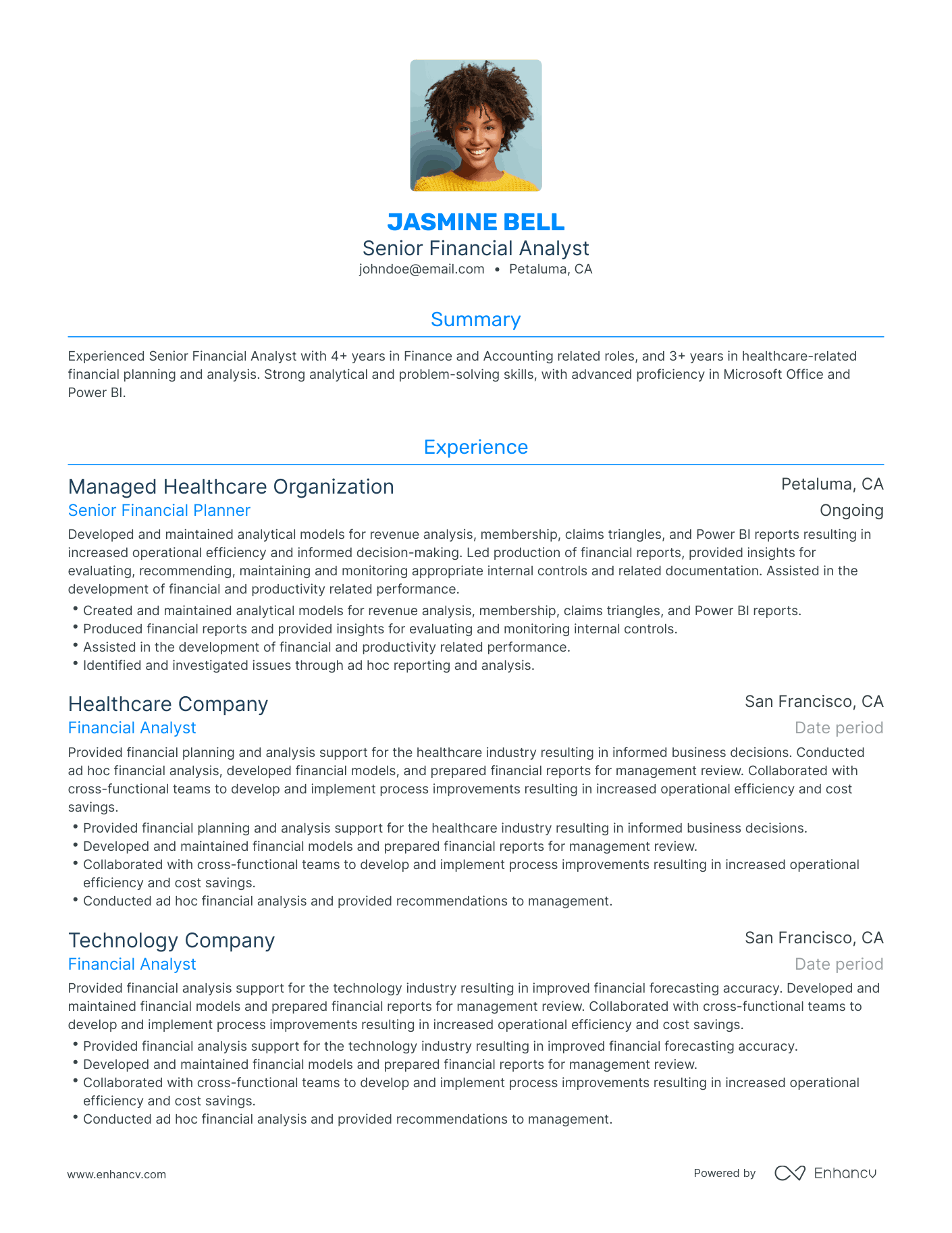 Traditional Business Analyst Accounting Resume Template