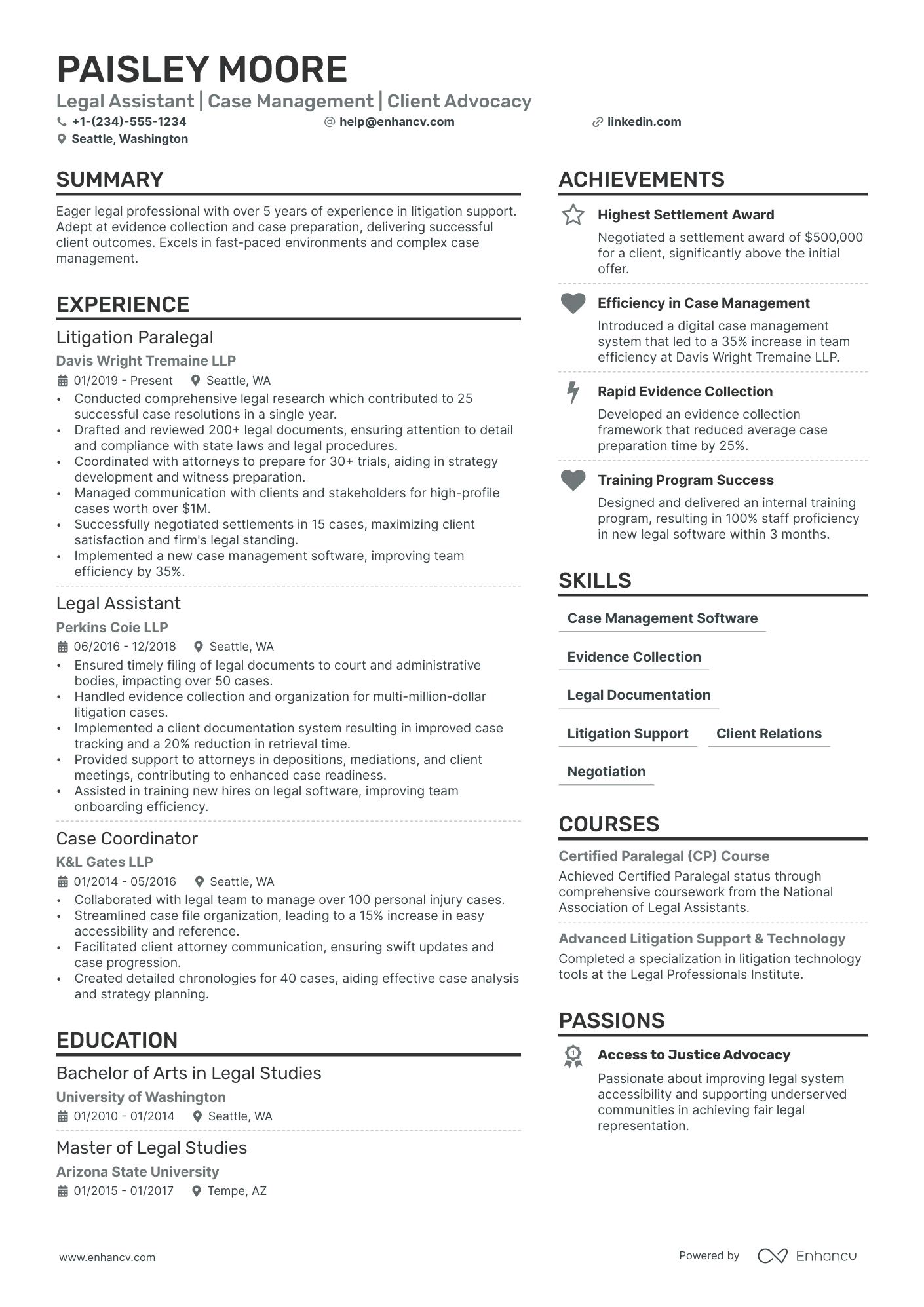 sample resume for healthcare professional