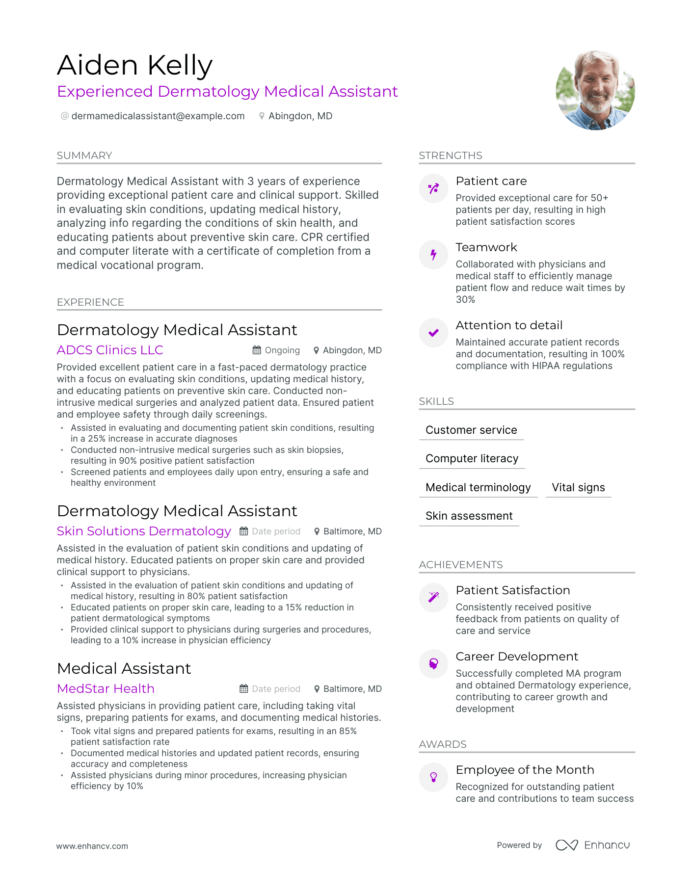 5 Dermatology Medical Assistant Resume Examples Guide For 2023