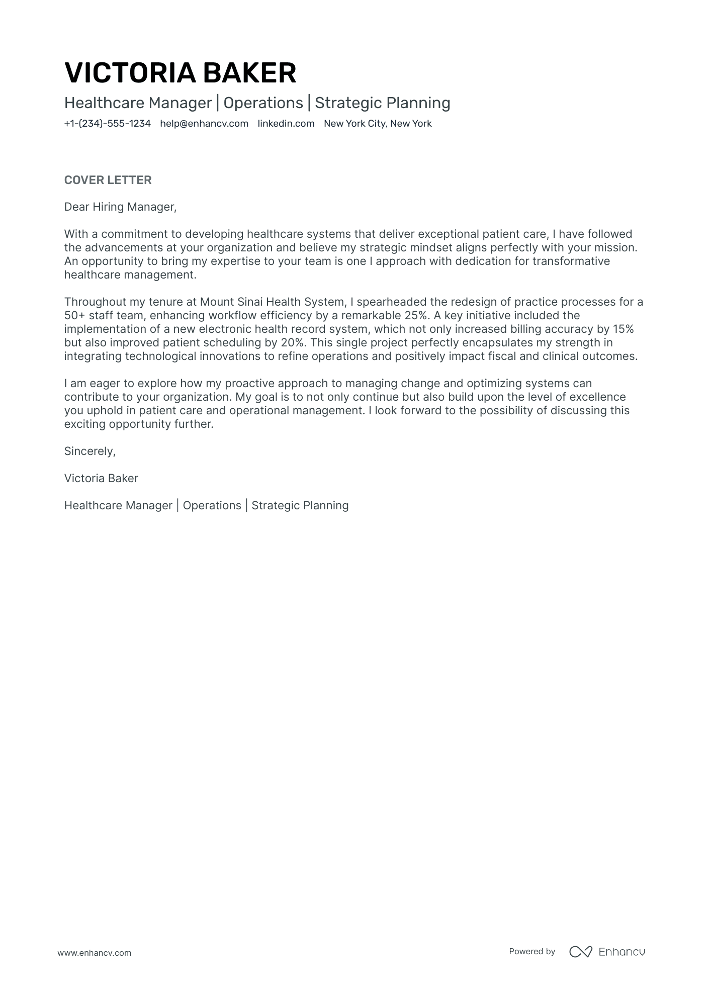 office administrator cover letter example
