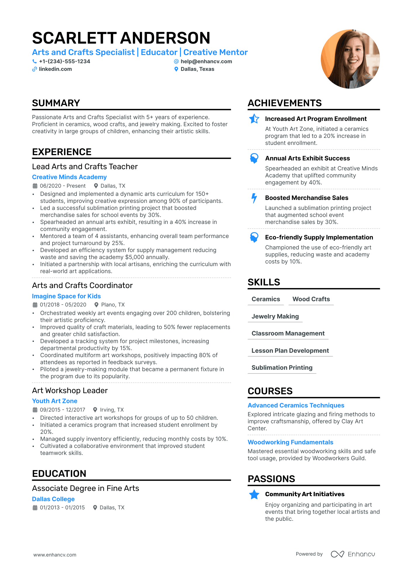 format of resume for teaching job