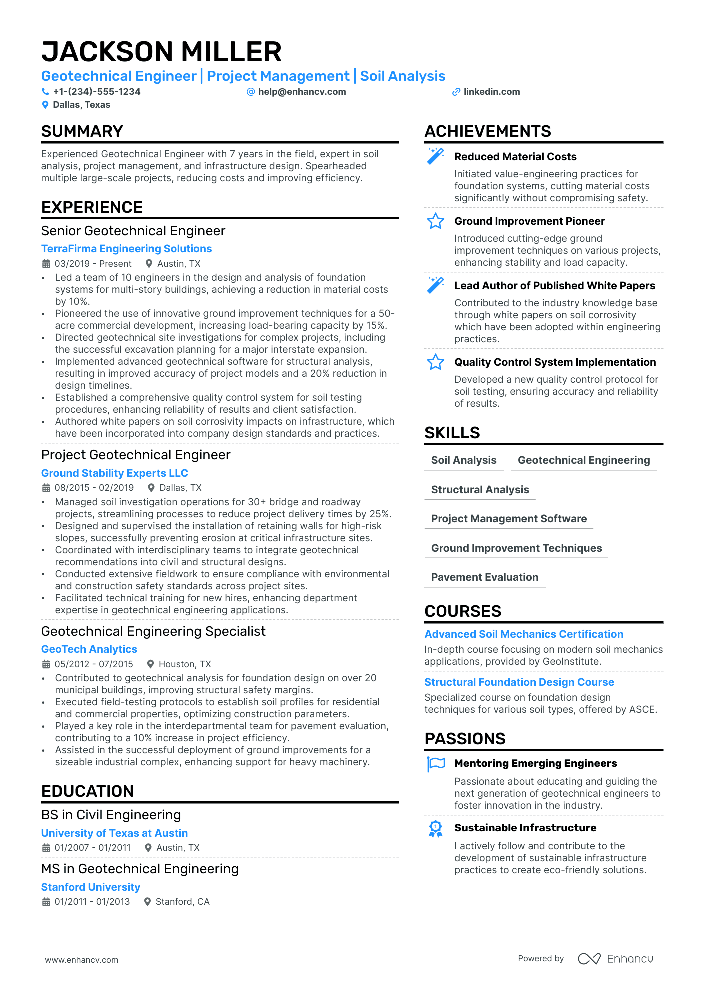 how to make a professional engineering resume