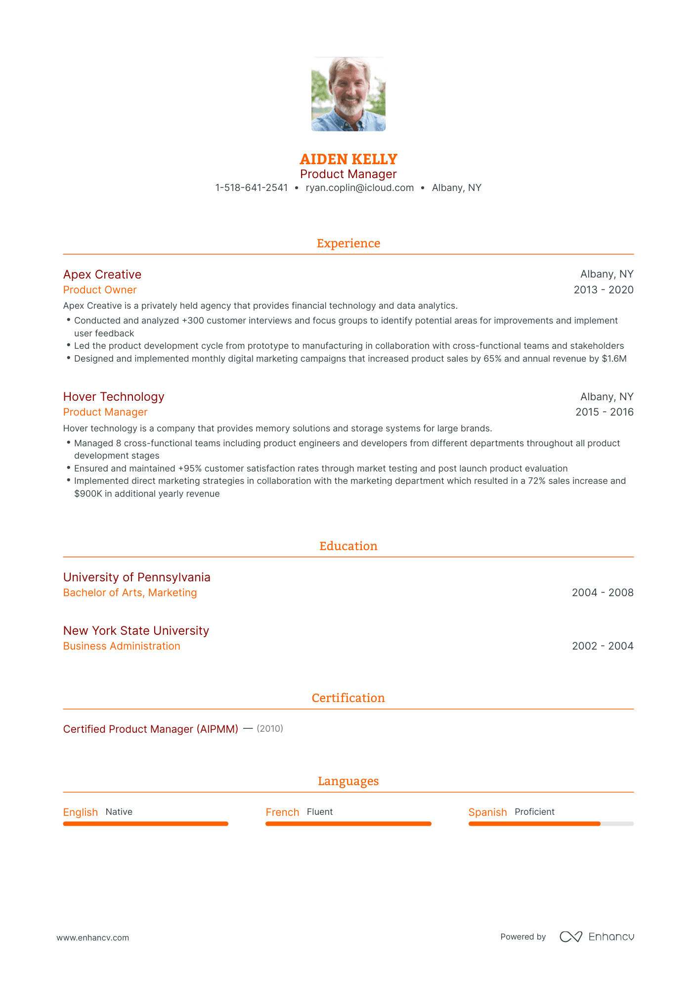 Traditional Work from Home Resume Template