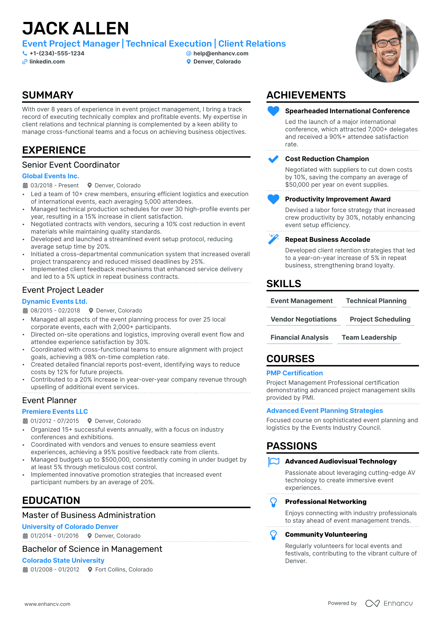best it project manager resume