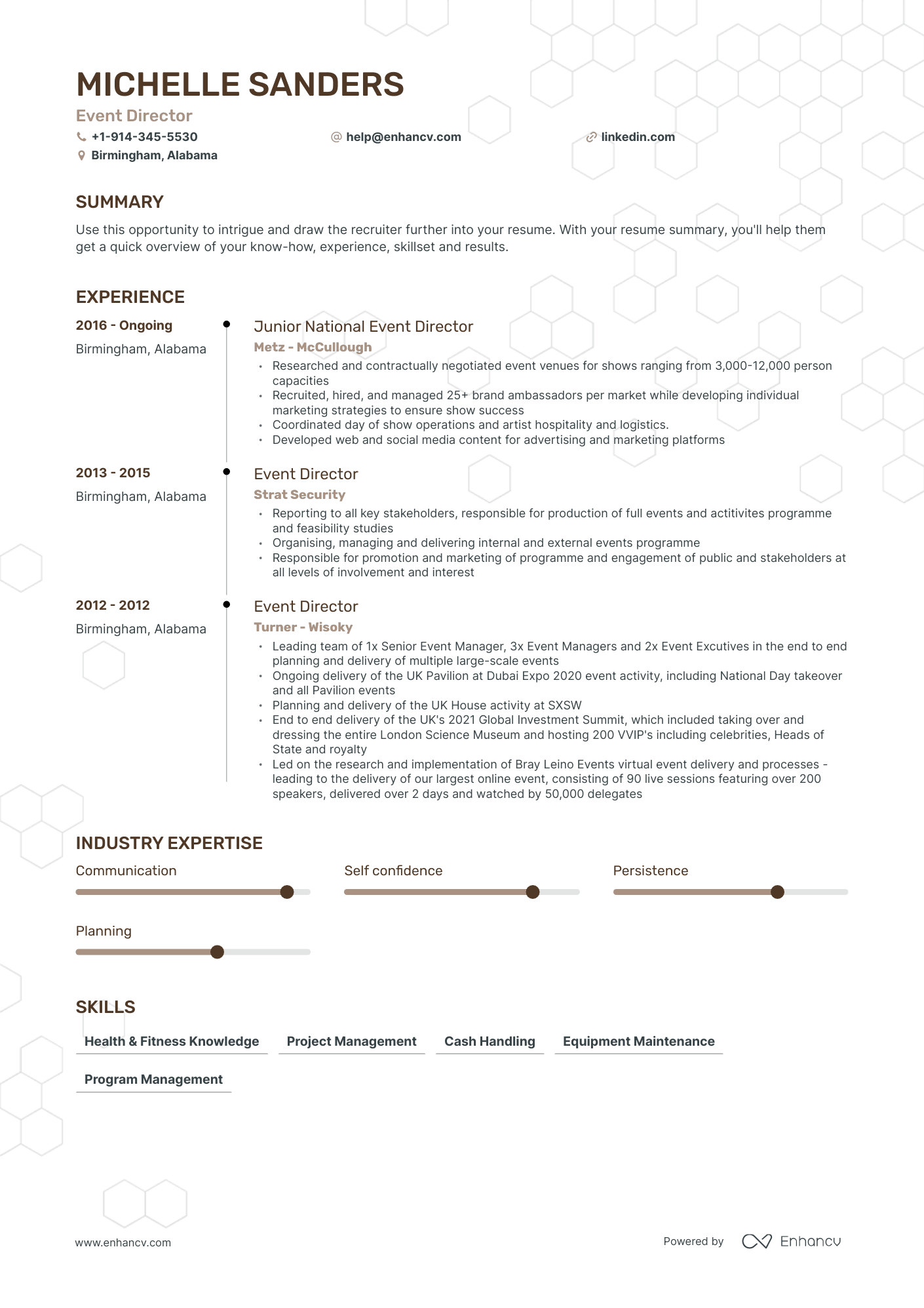 Event Director Resume Examples & Guide for 2023 (Layout, Skills ...