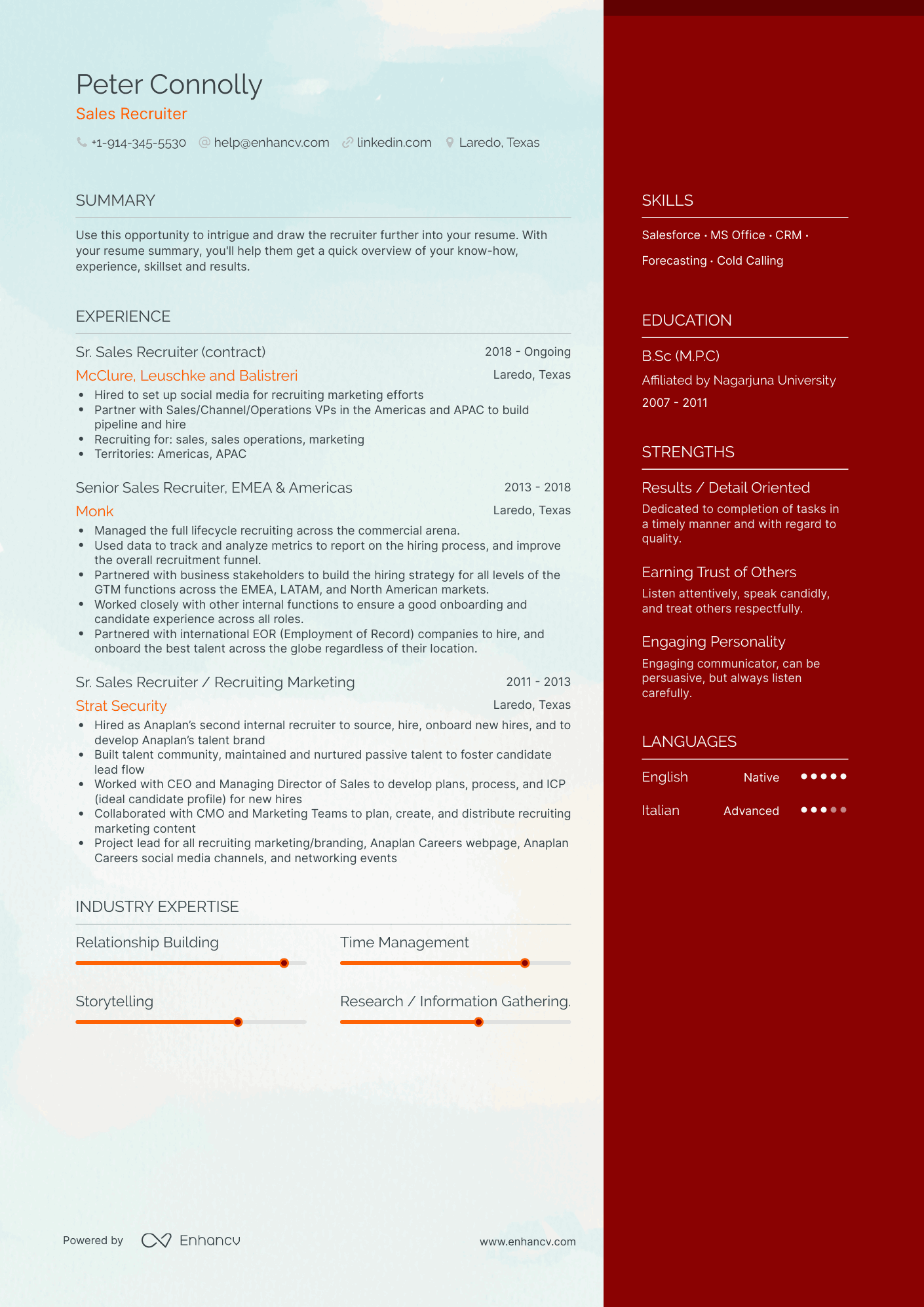 sales-recruiter-resume-examples-guide-for-2023-layout-skills