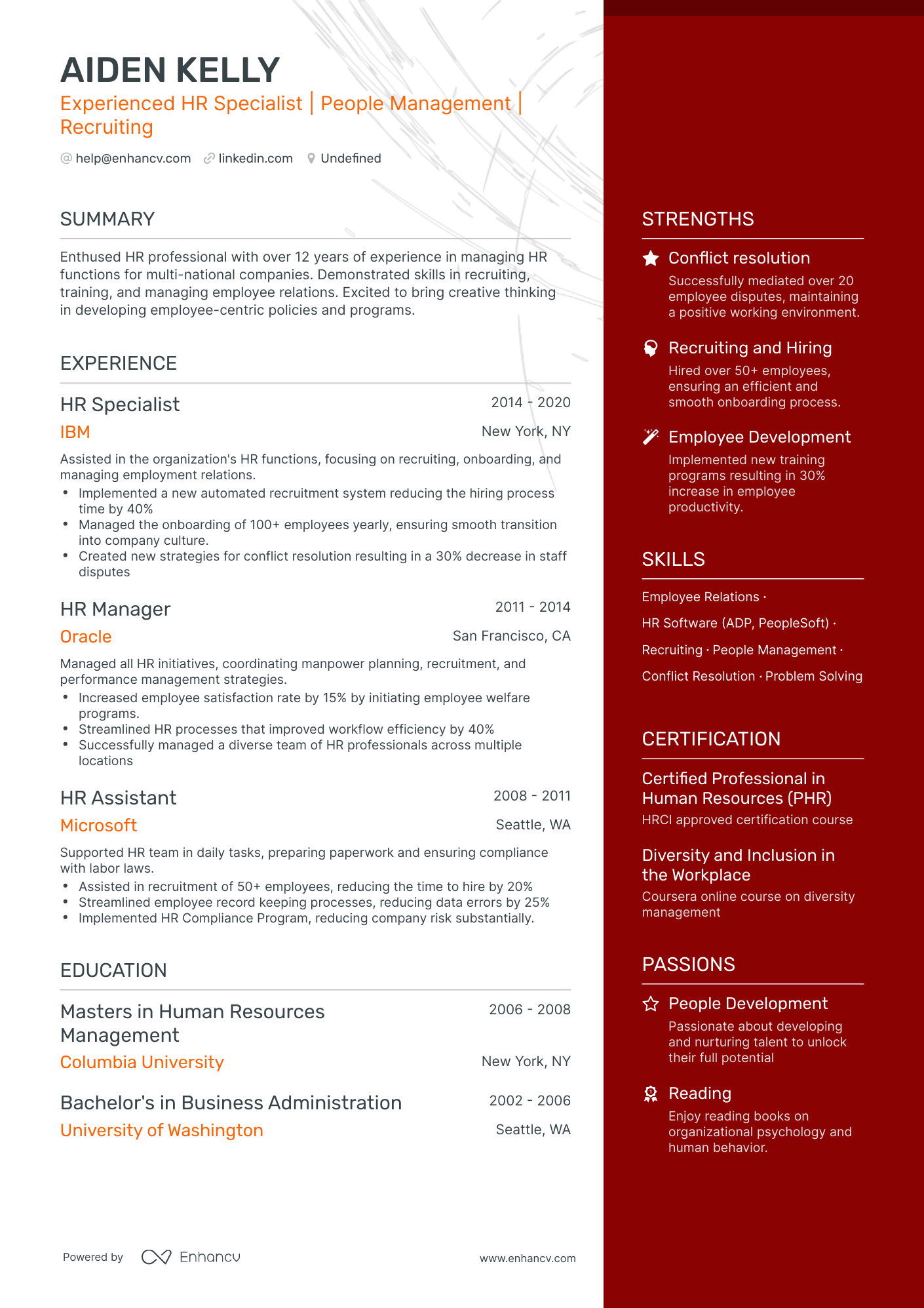 undefined Returning to Workforce Resume Template