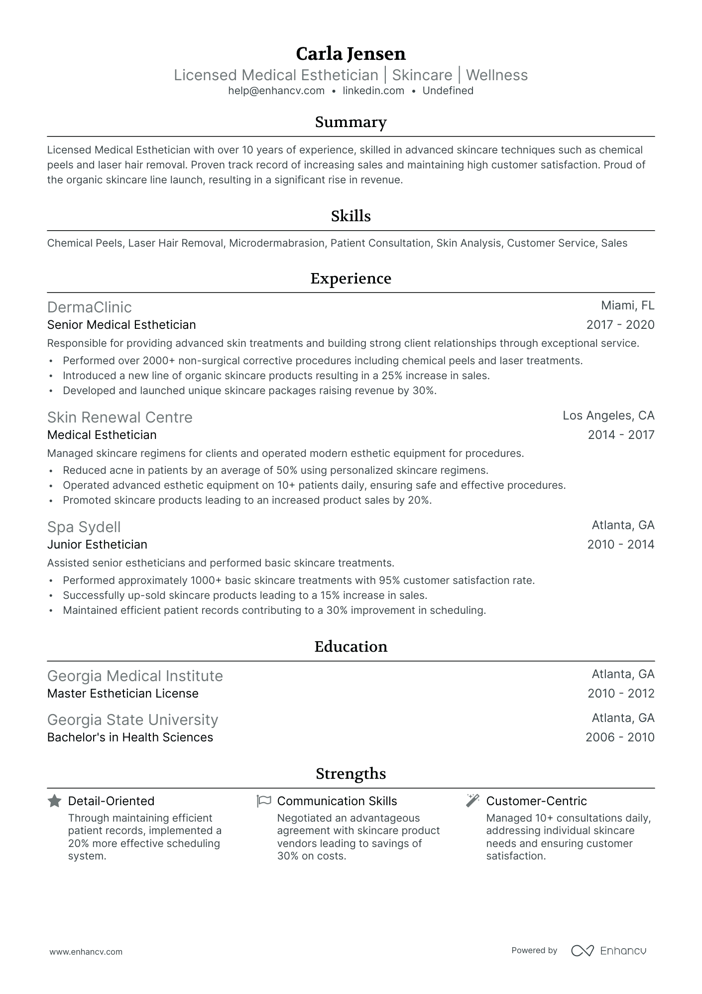 resume examples medical sales