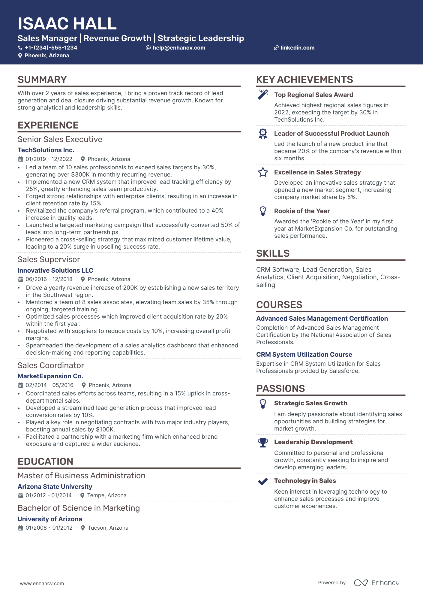 professional resume sample for real estate sales