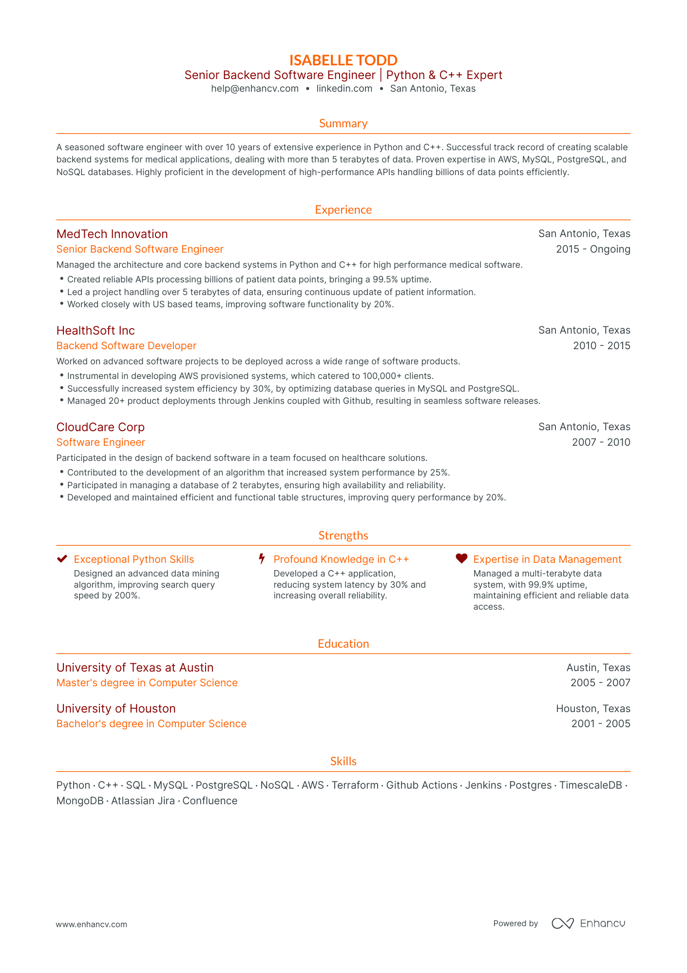 undefined Cybersecurity Engineer Resume Template