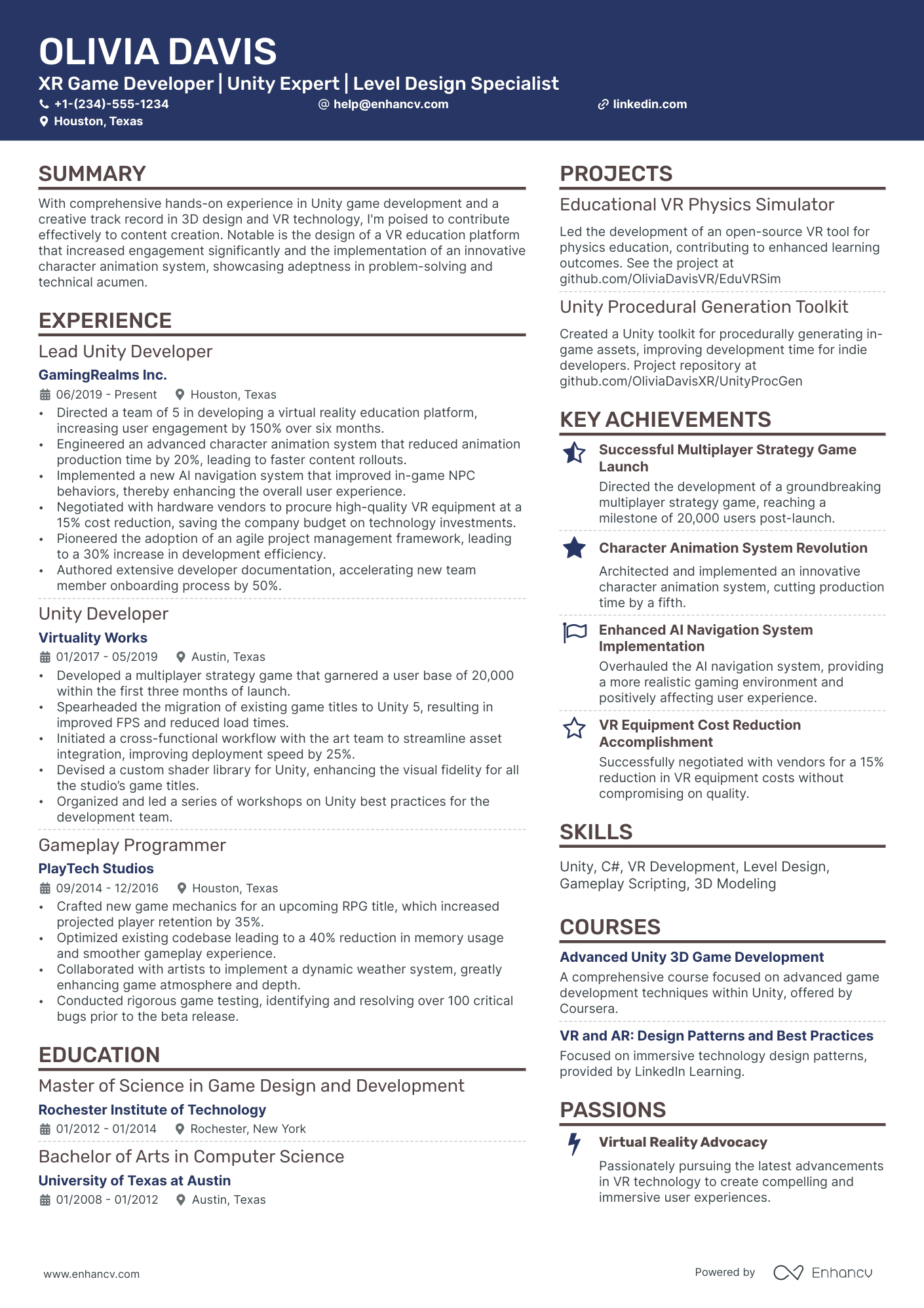 cover letter for 3d game developer