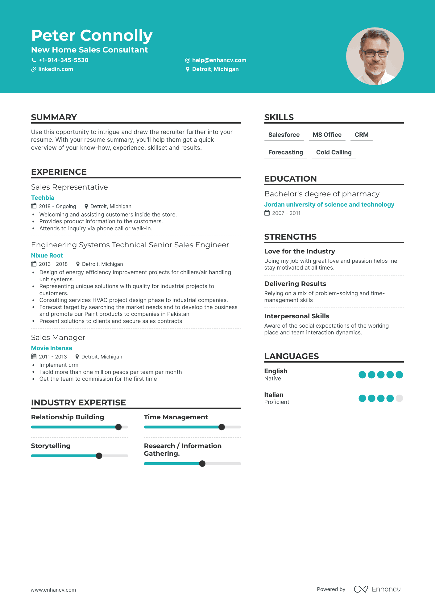 New Home Sales Consultant Resume Examples & Guide for 2023 (Layout