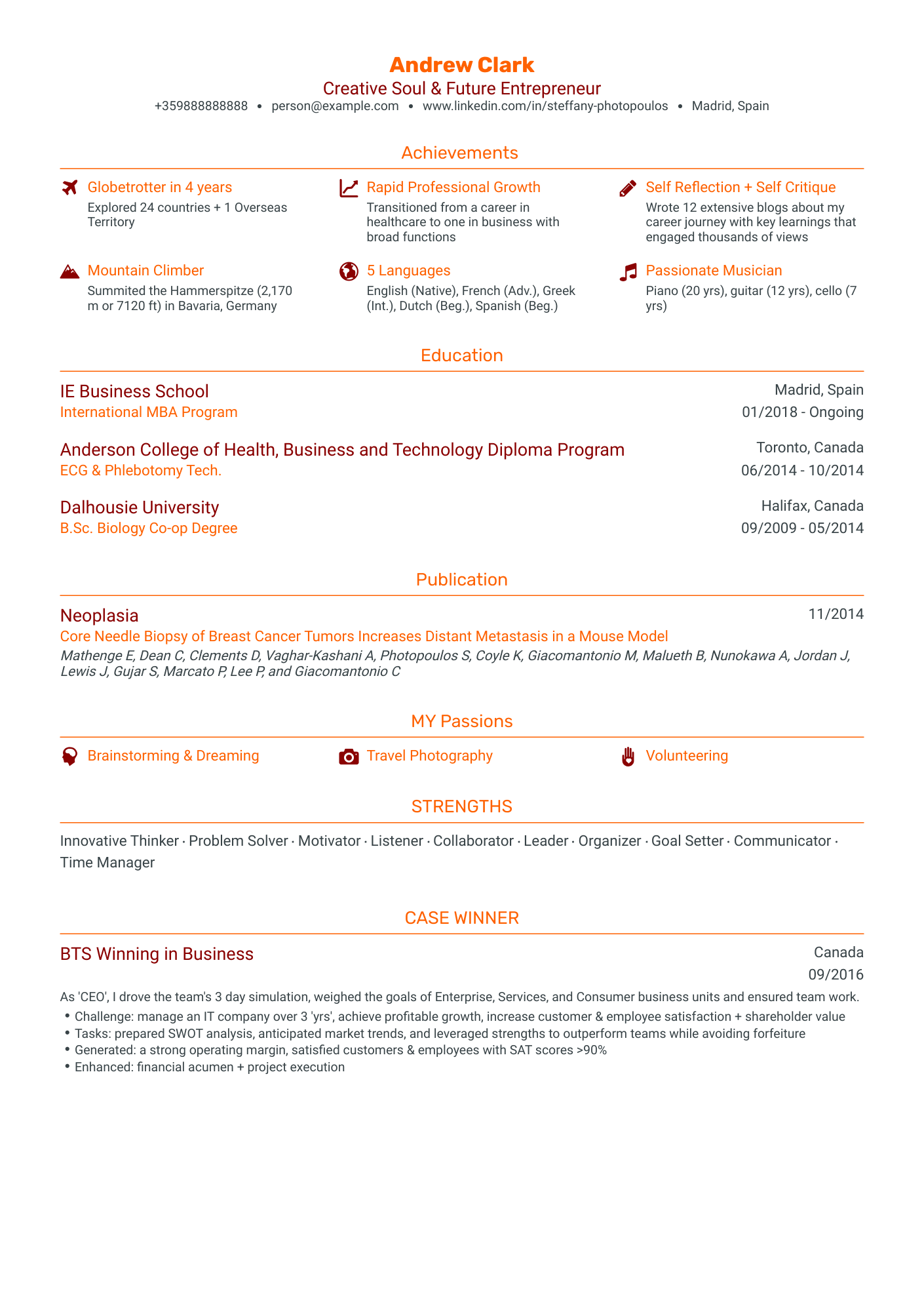 Traditional Career Change Resume Template