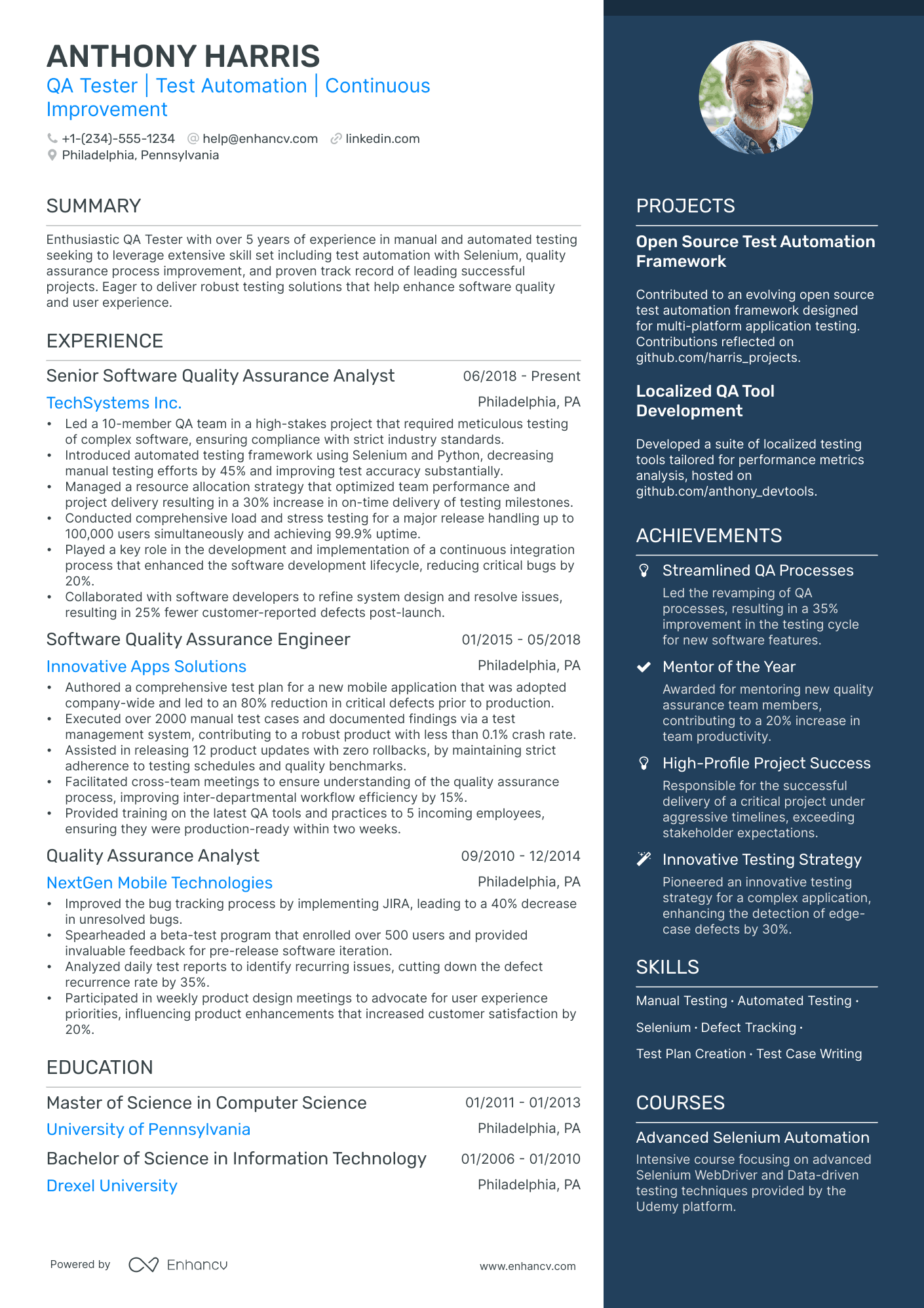 resume format for functional tester