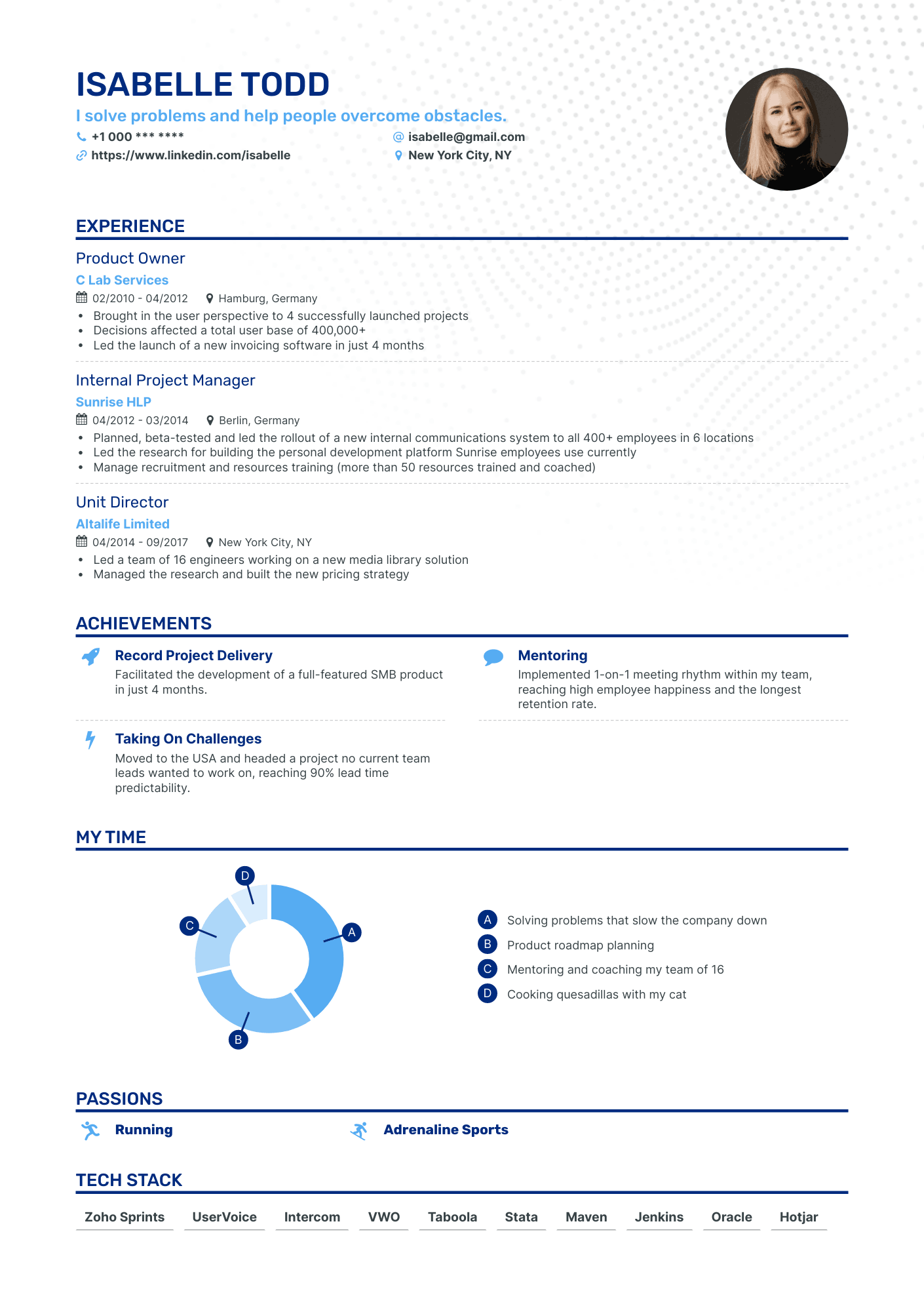 Classic CEO Resume Template