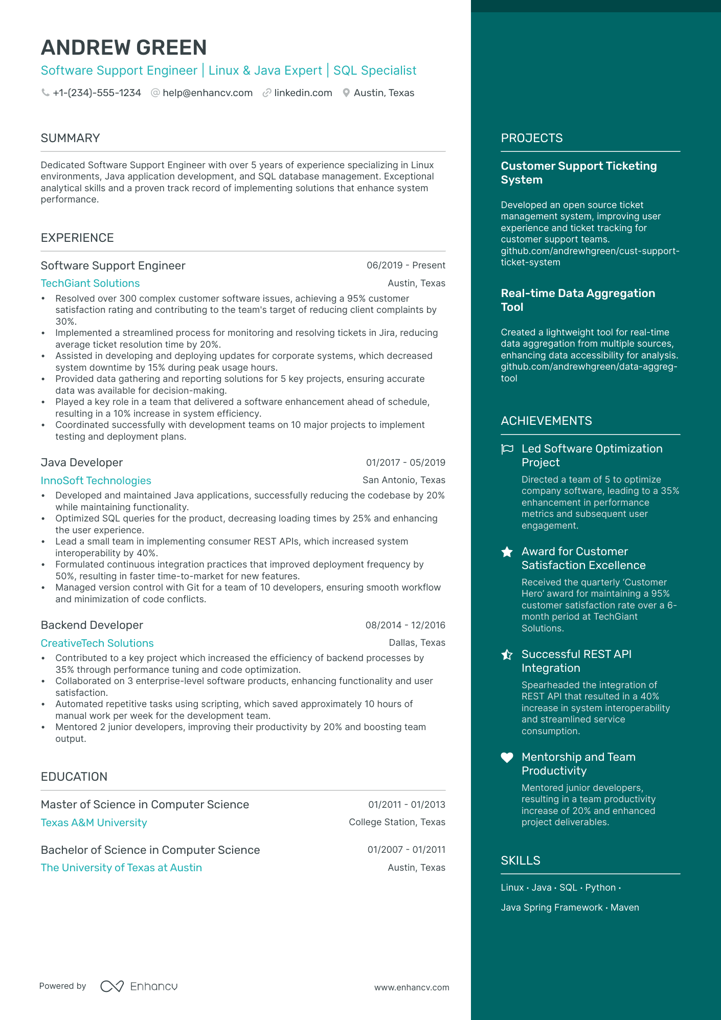 windows support engineer resume