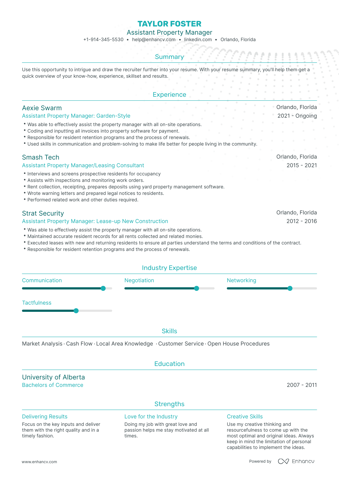 Assistant Property Manager Resume Examples & Guide For 2023 (layout 