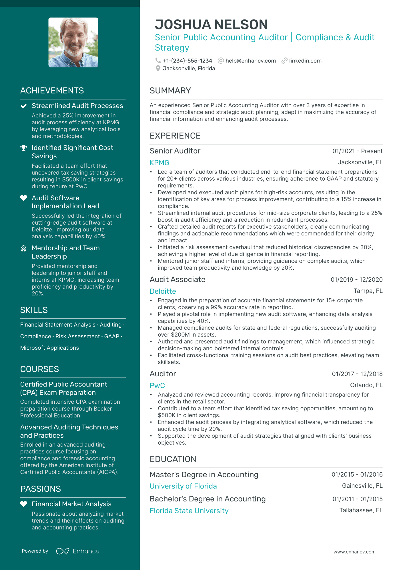 example resume public accounting