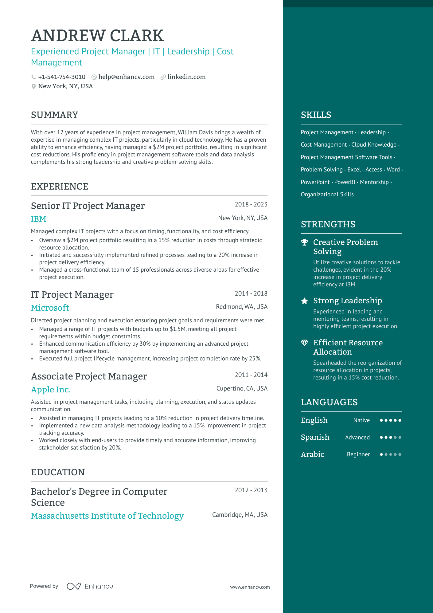 5 ATS Resume Examples & Guide for 2024