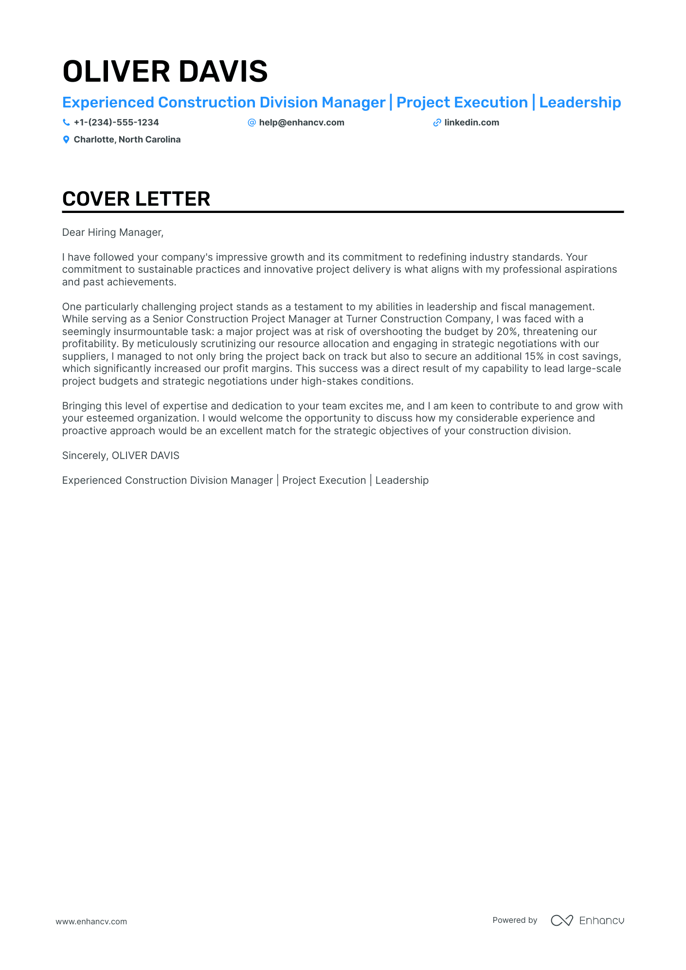 country club general manager cover letter