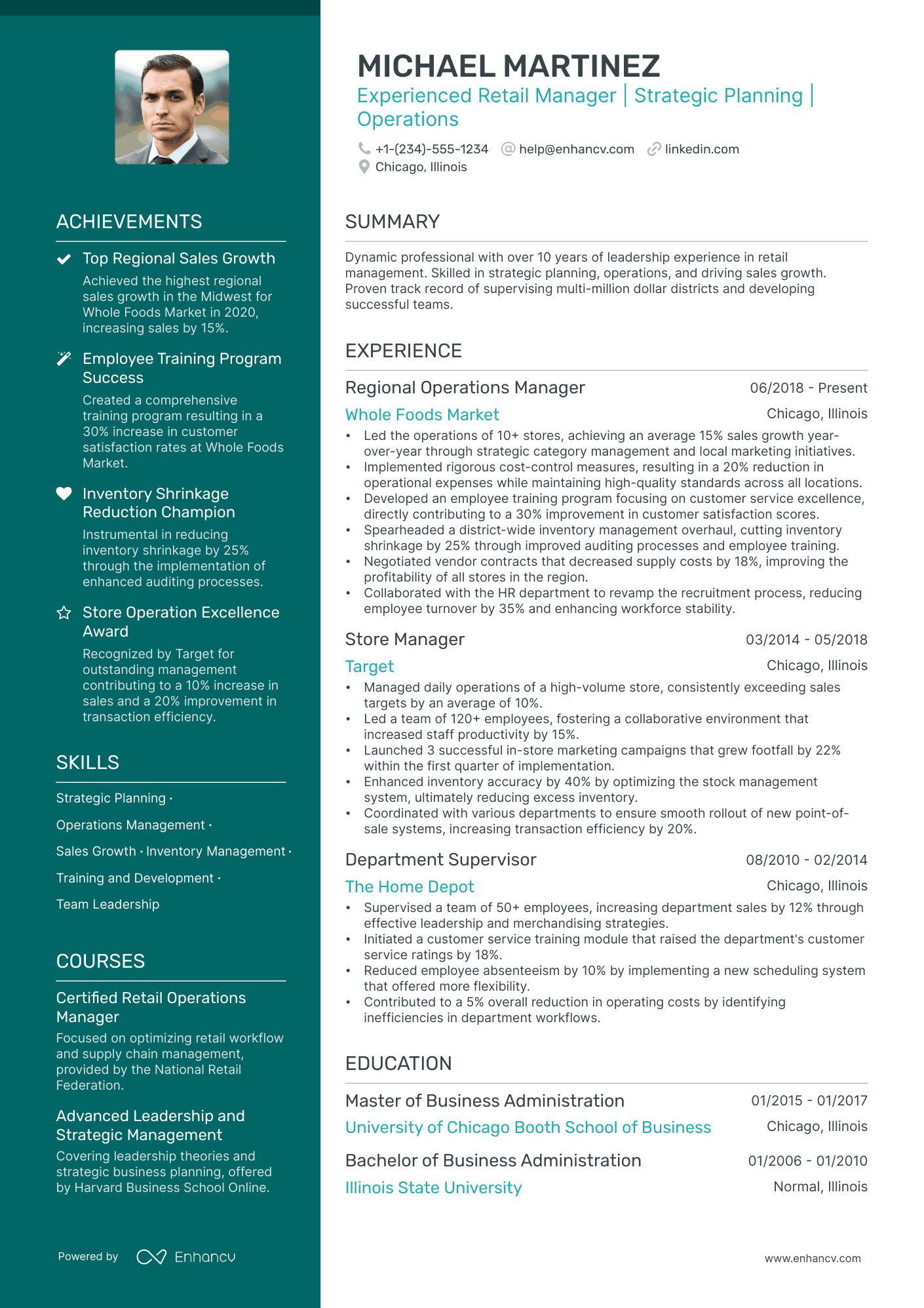 5 Walmart Resume Examples & Guide for 2024
