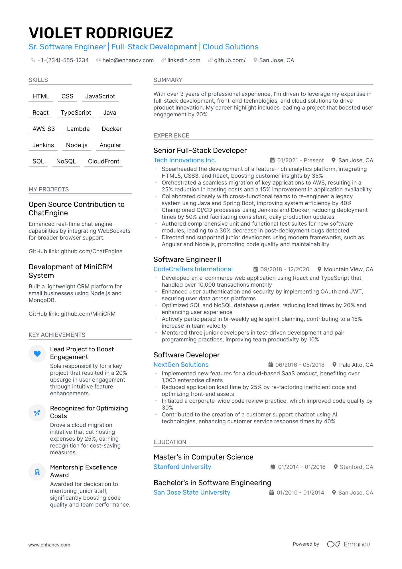 Stylish Resume Template