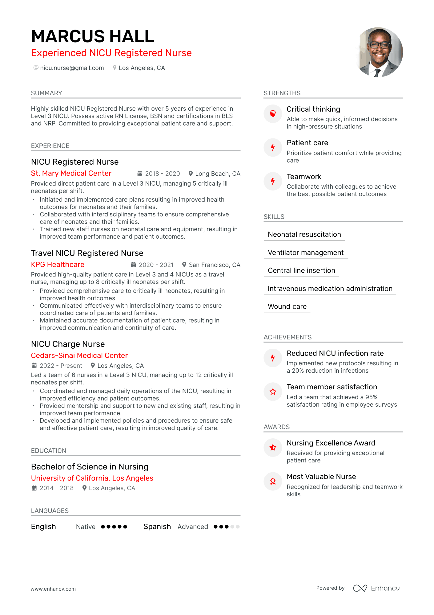 sample nurse resume doc