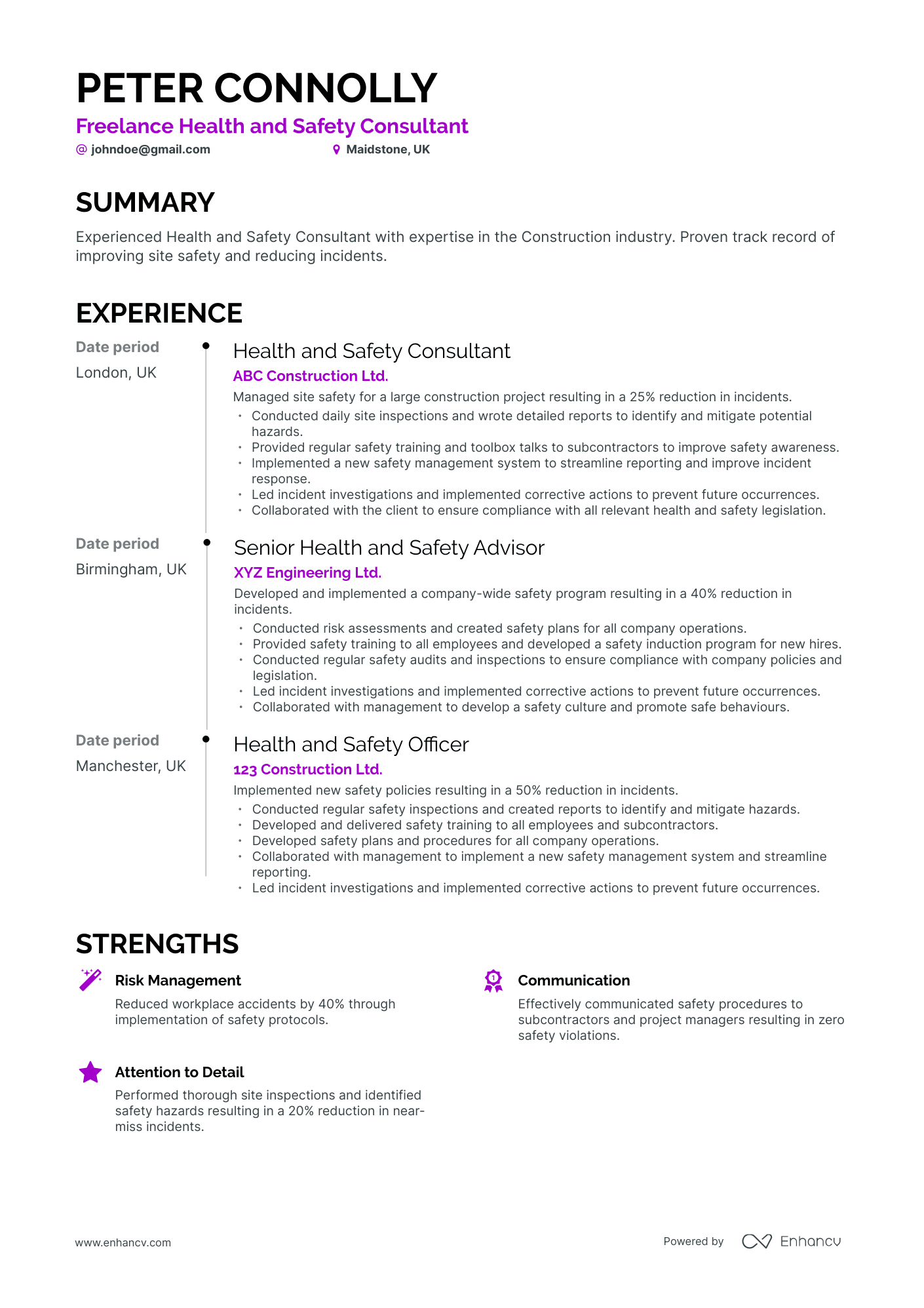 5 Freelance Consultant Resume Examples & Guide for 2024