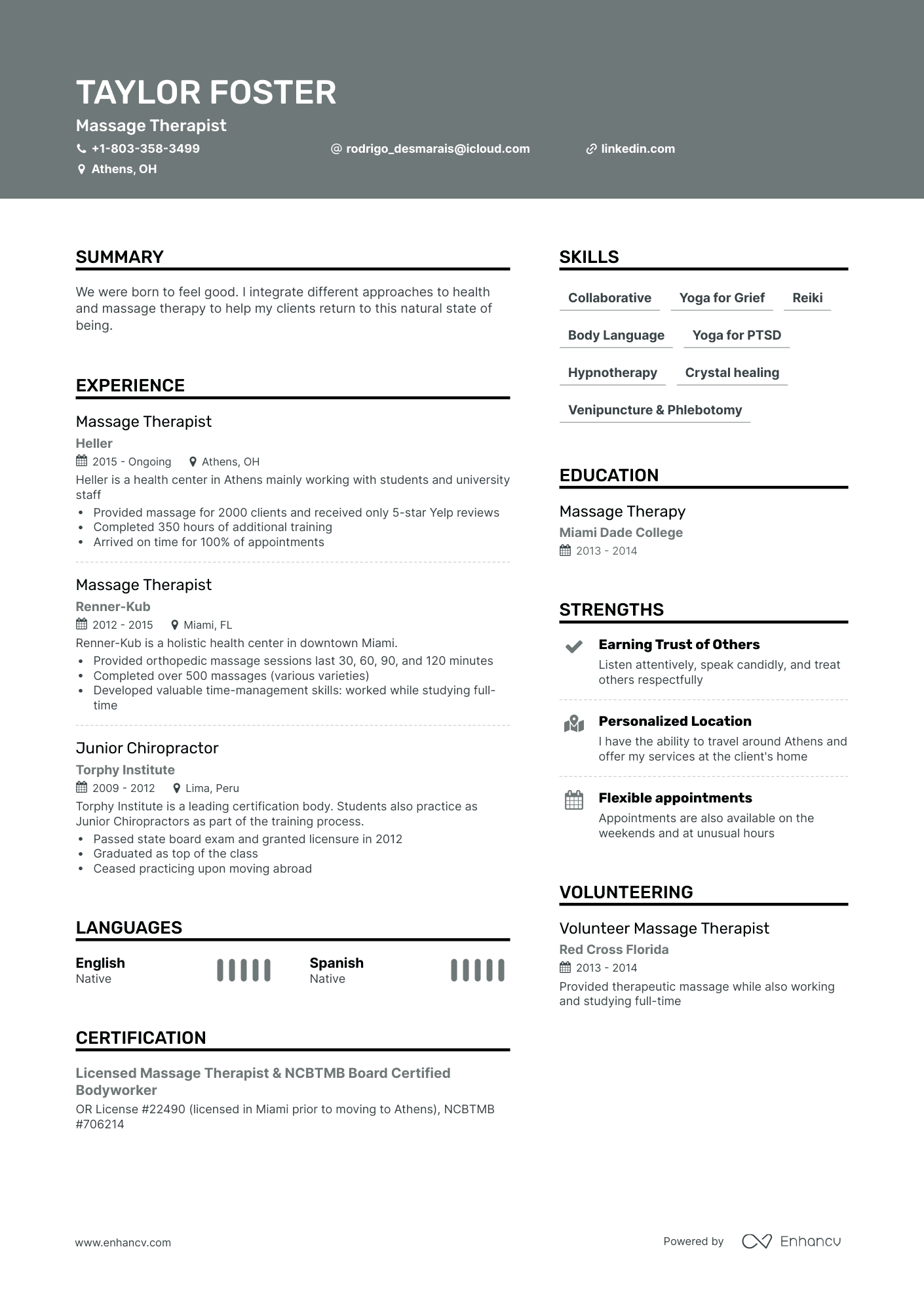 6 Health Coach Resume Examples & Guide for 2024