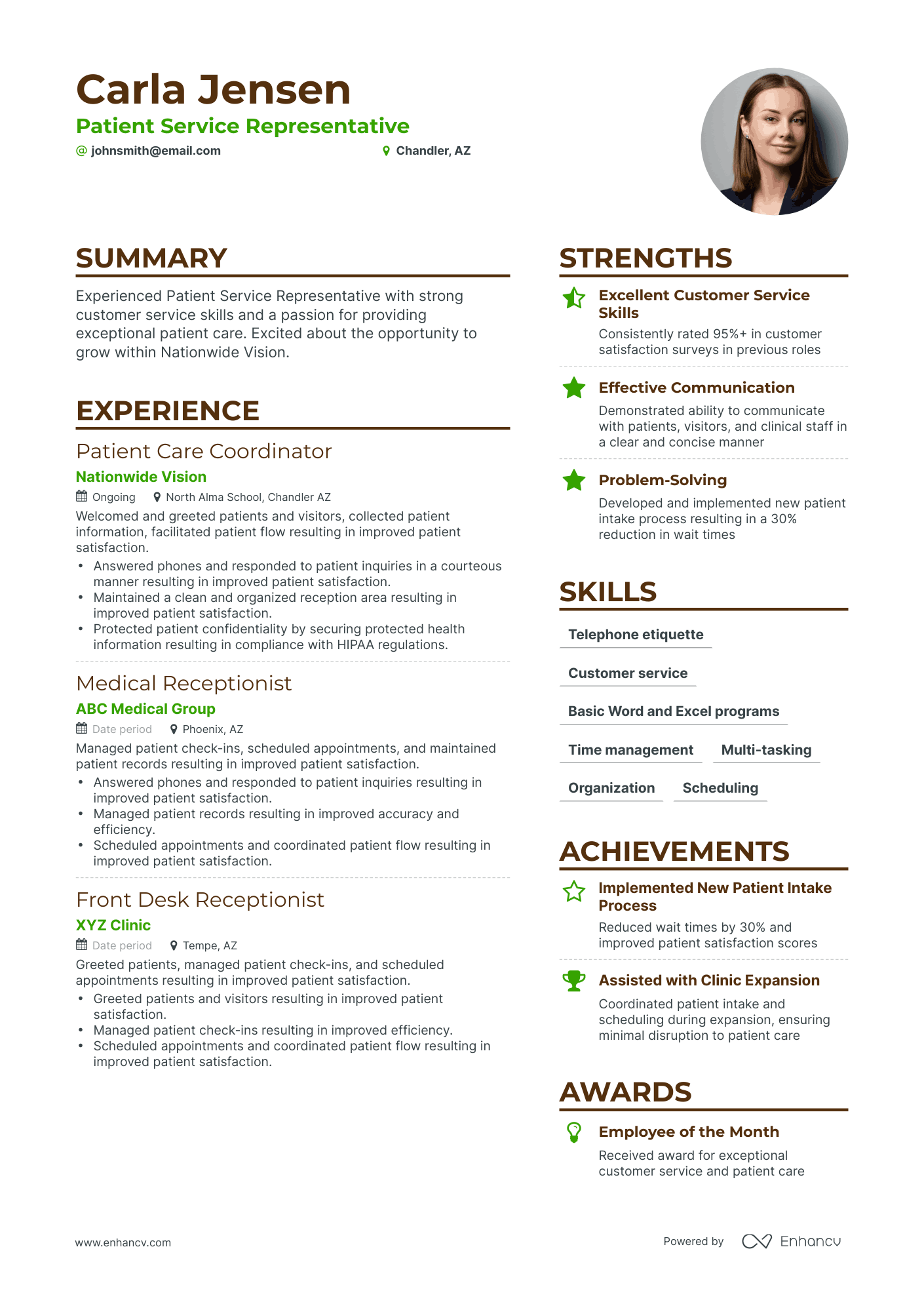Customer Service Representative Resume Objective