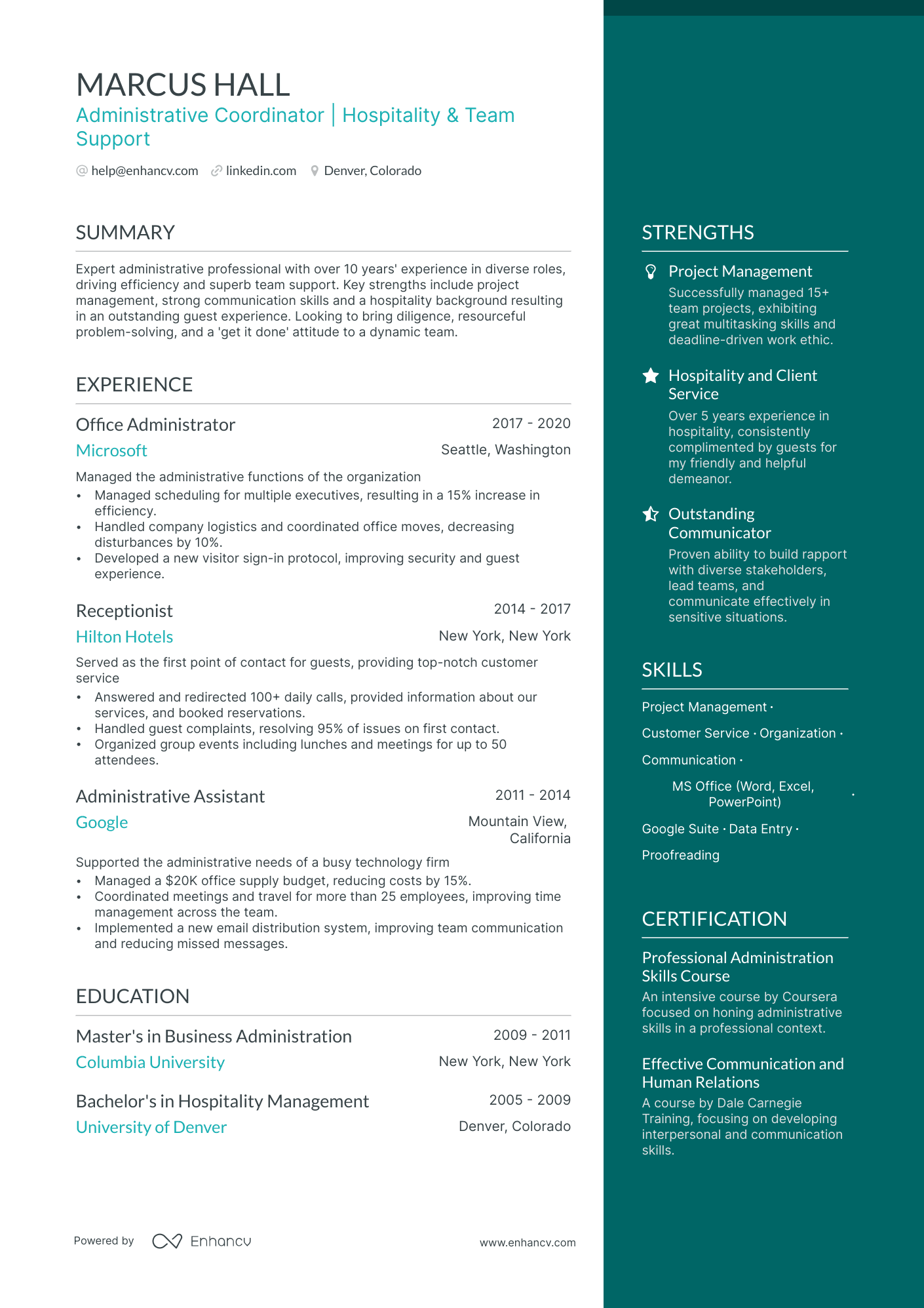 administrative assistant resume objective no experience