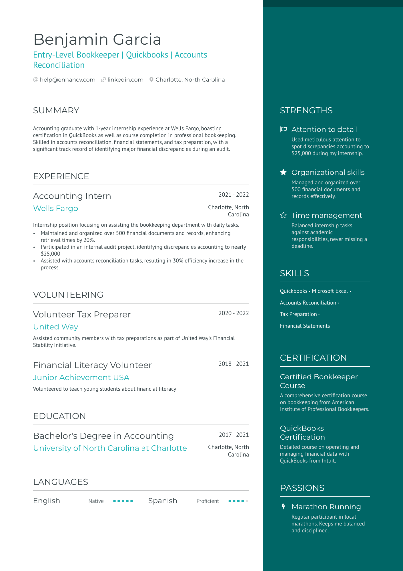 bookkeeping resume examples no experience