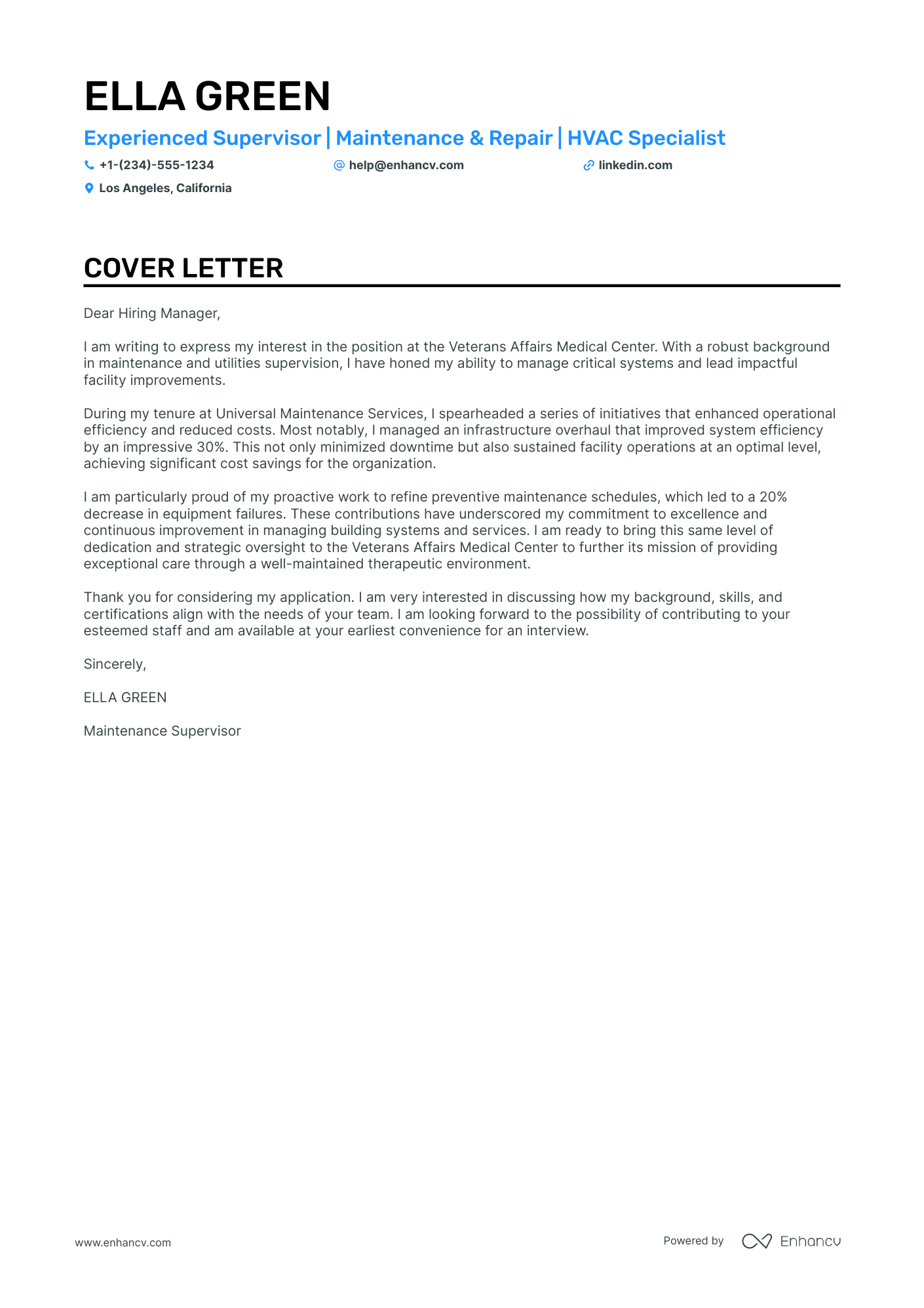 writing a cover letter mechanic