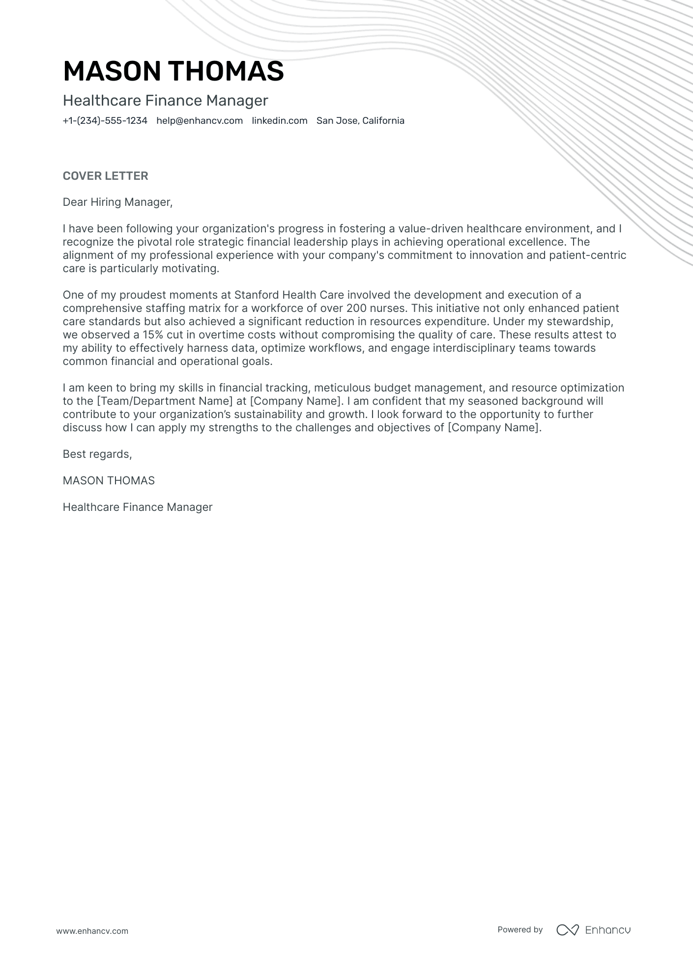 recruiting cover letter sample