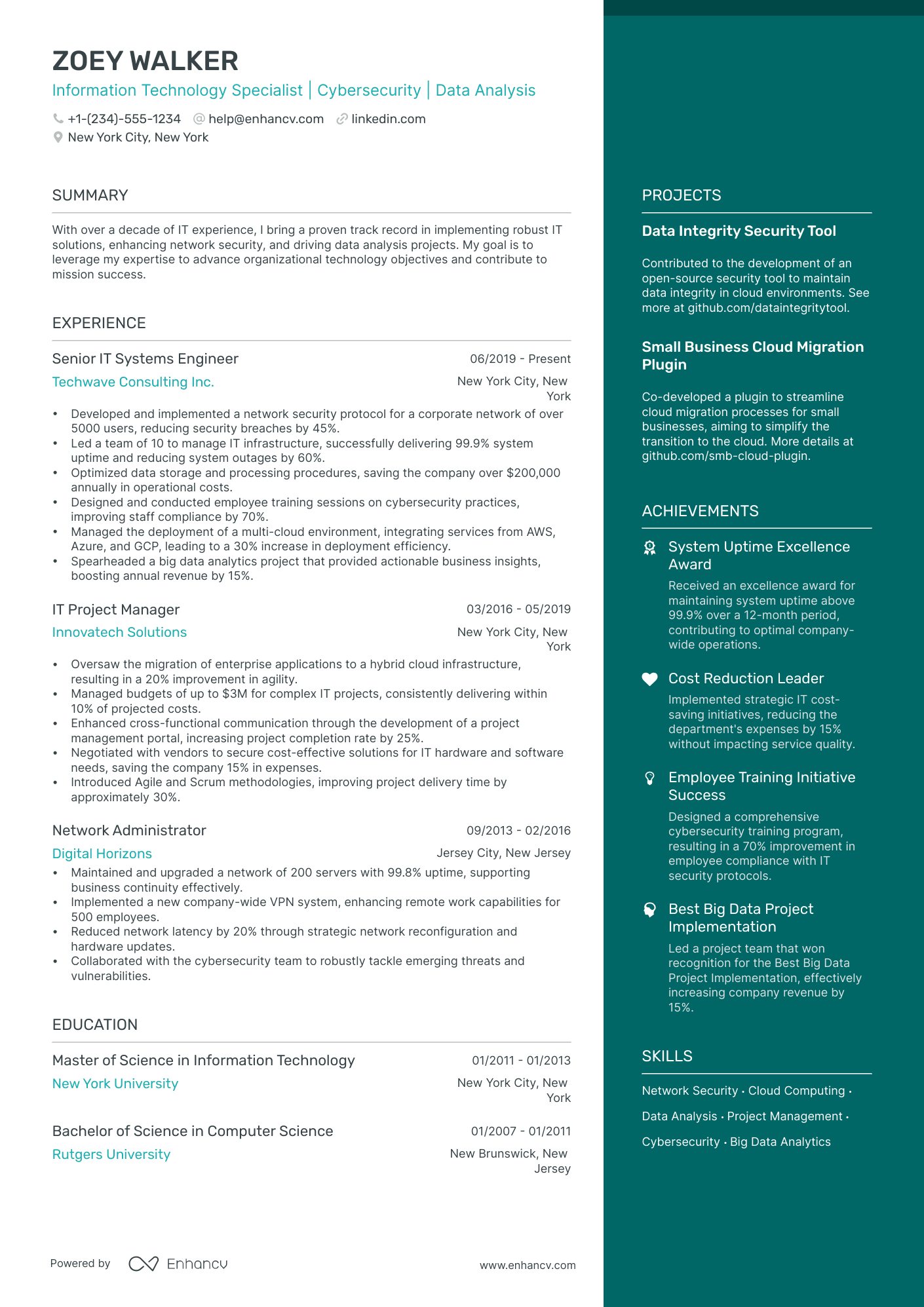 it support specialist resume samples