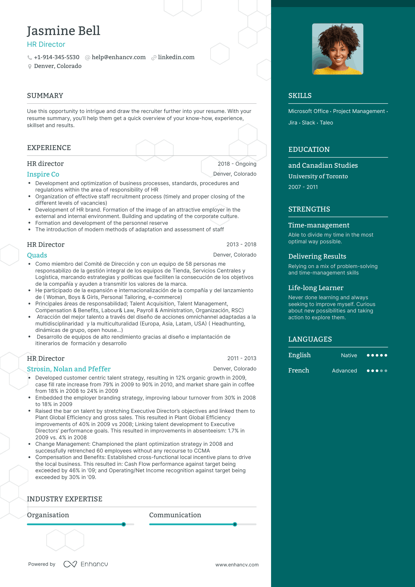 HR Director Resume Examples & Guide for 2023 (Layout, Skills, Keywords ...