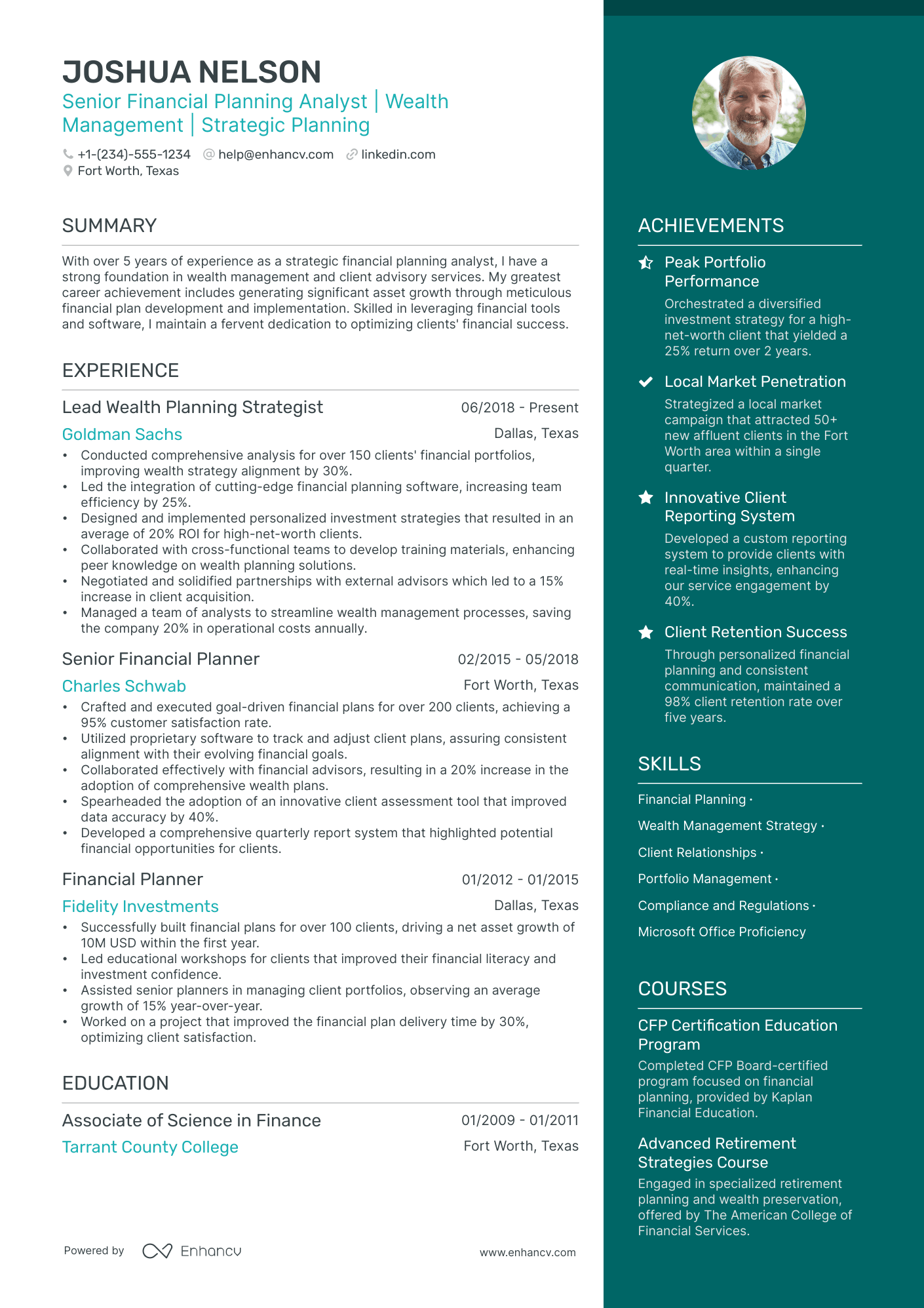 manager of financial planning and analysis resume