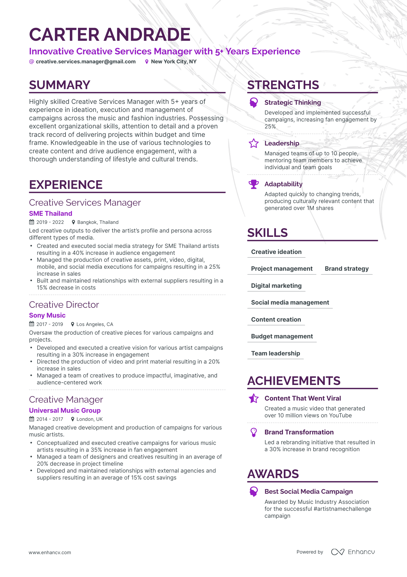 7 Creative Director Resume Examples & Guide For 2024